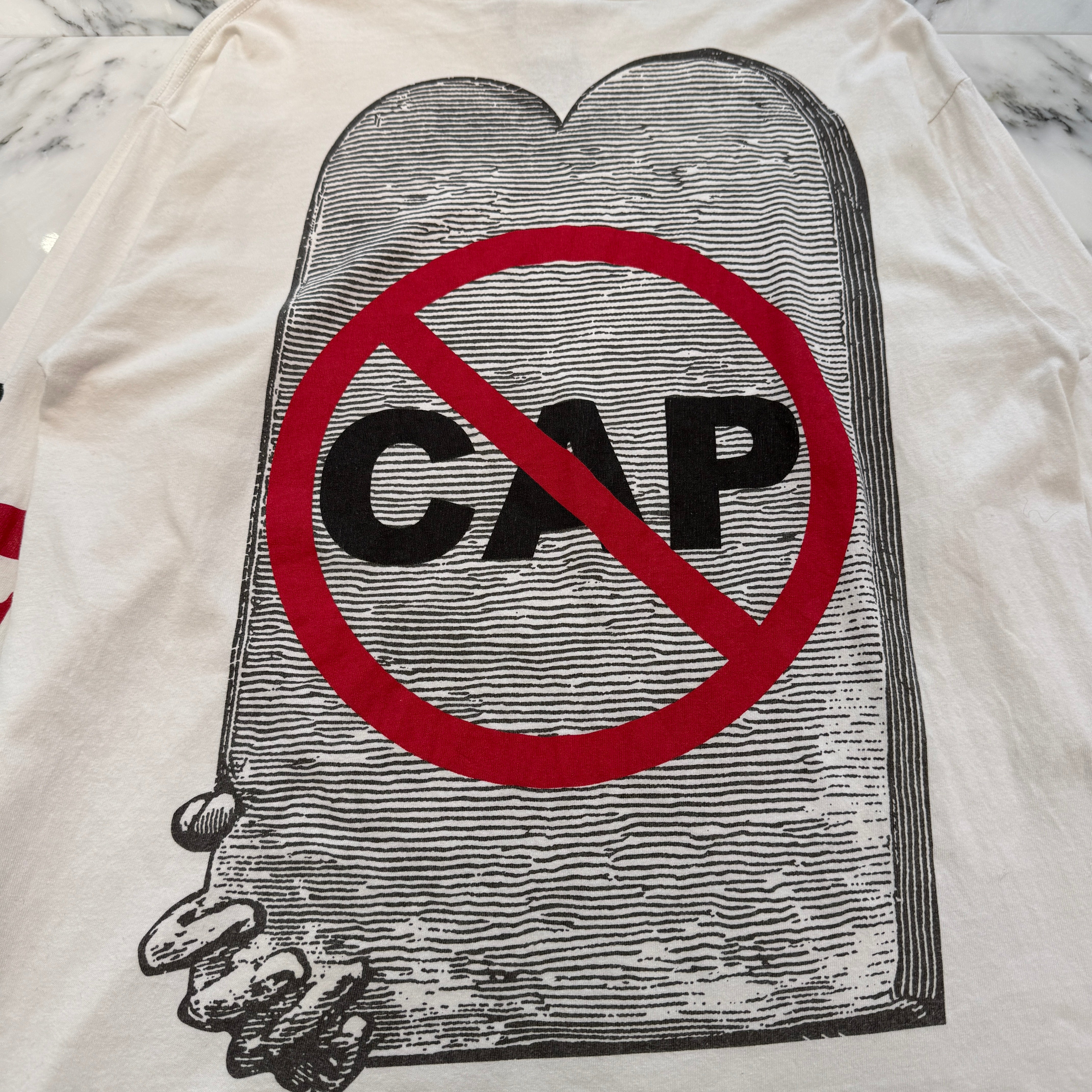 SAINT Mxxxxxx × VLONE 2022SS No Cap L/S Tee SM-S22-0000-069 Size S セントマイケル × ヴィーロン ノーキャップ ロングスリーブ Tシャツ サイズS