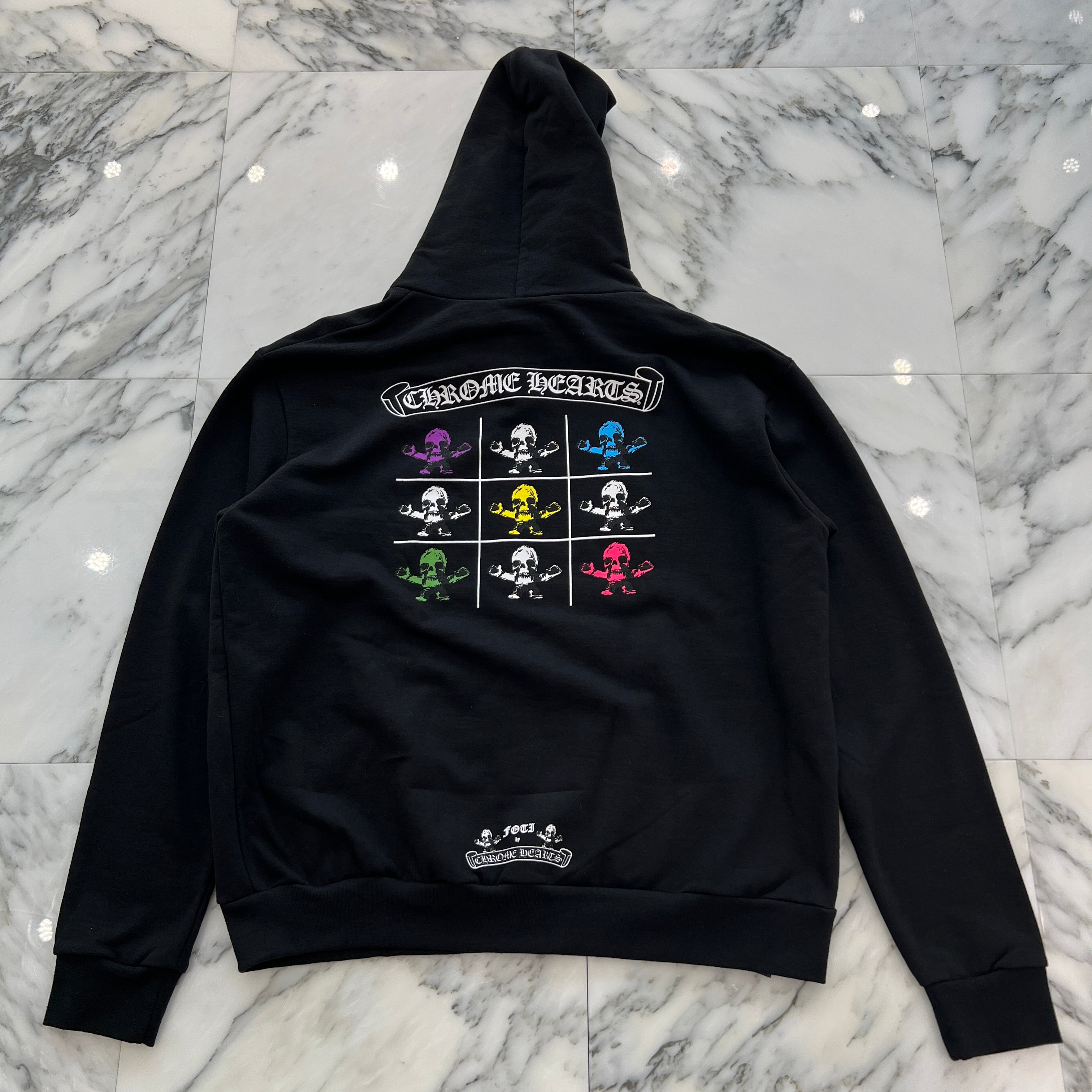 Chrome Hearts Foti Harris ジップアップフーディ CHROME HEARTS 2025SS FOTI HARRIS Zip Up Hoodie Size L クロム