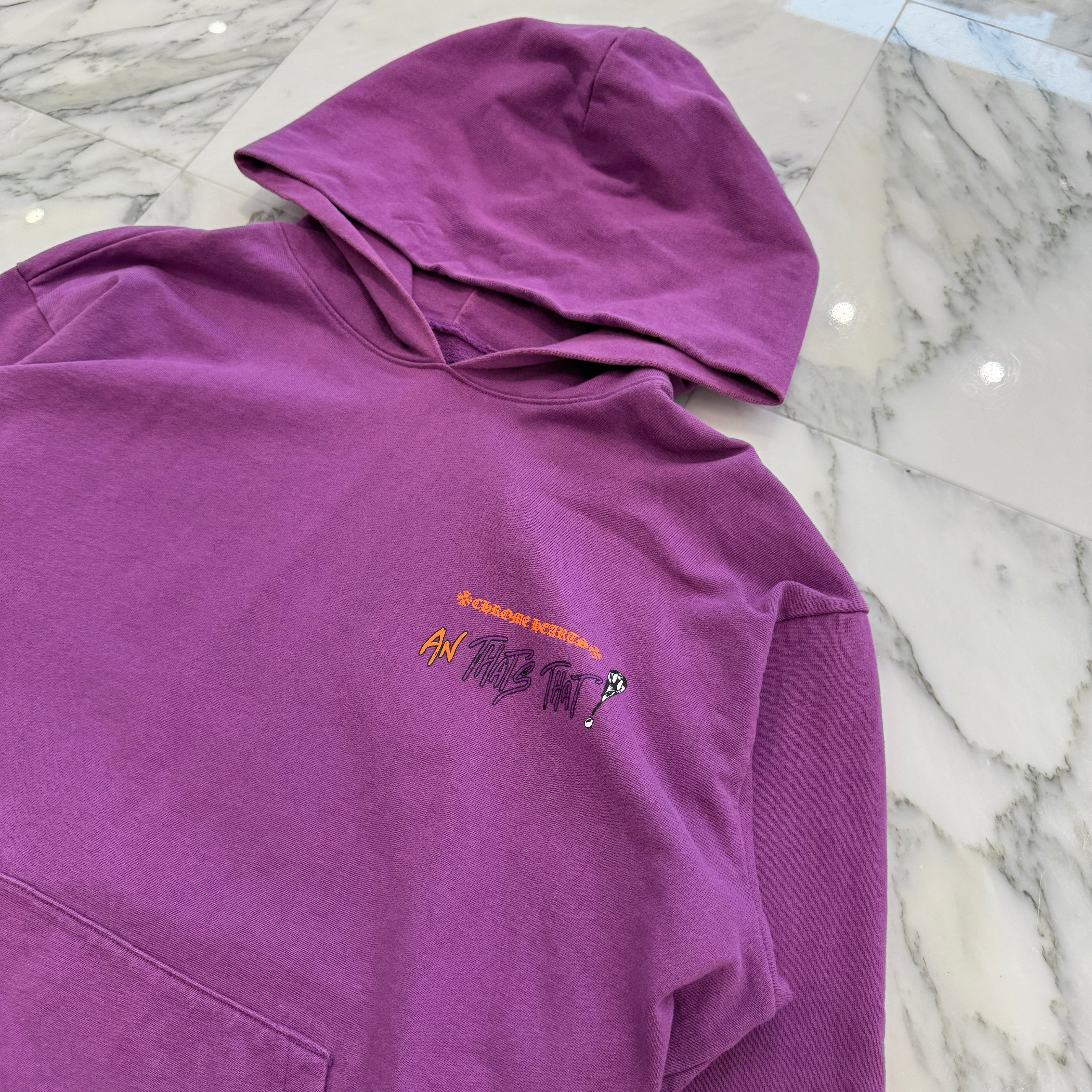 CHROME HEARTS × MATTY BOY 2024AW "I WANT MORE NOT LESS" Pullover Hoodie Size XXL クロムハーツ × マッティボーイ "アイウォントレス" プルオーバーフーディ サイズXXL