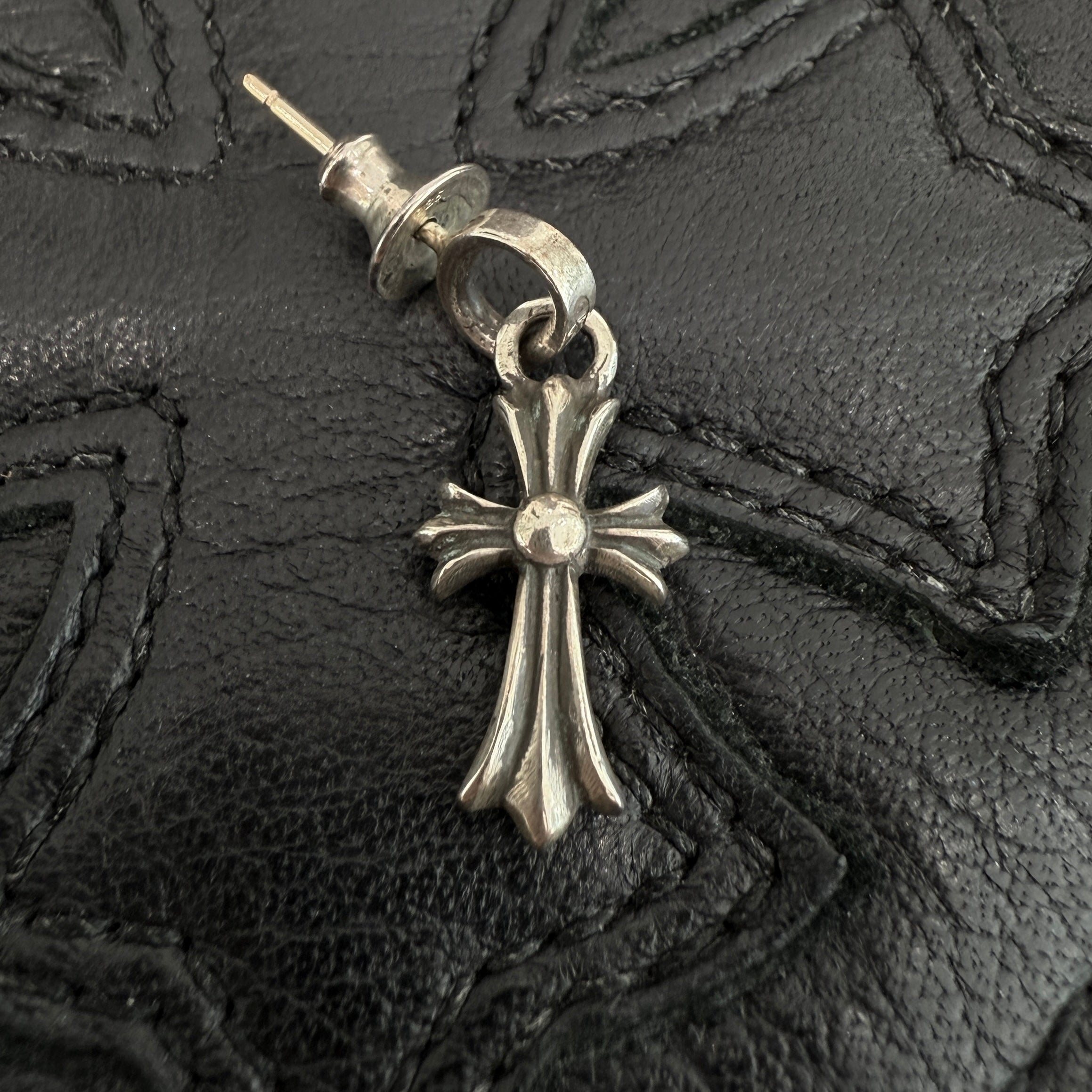 CHROME HEARTS BABY FAT CROSS Earring クロムハーツ ベイビーファットクロス ピアス