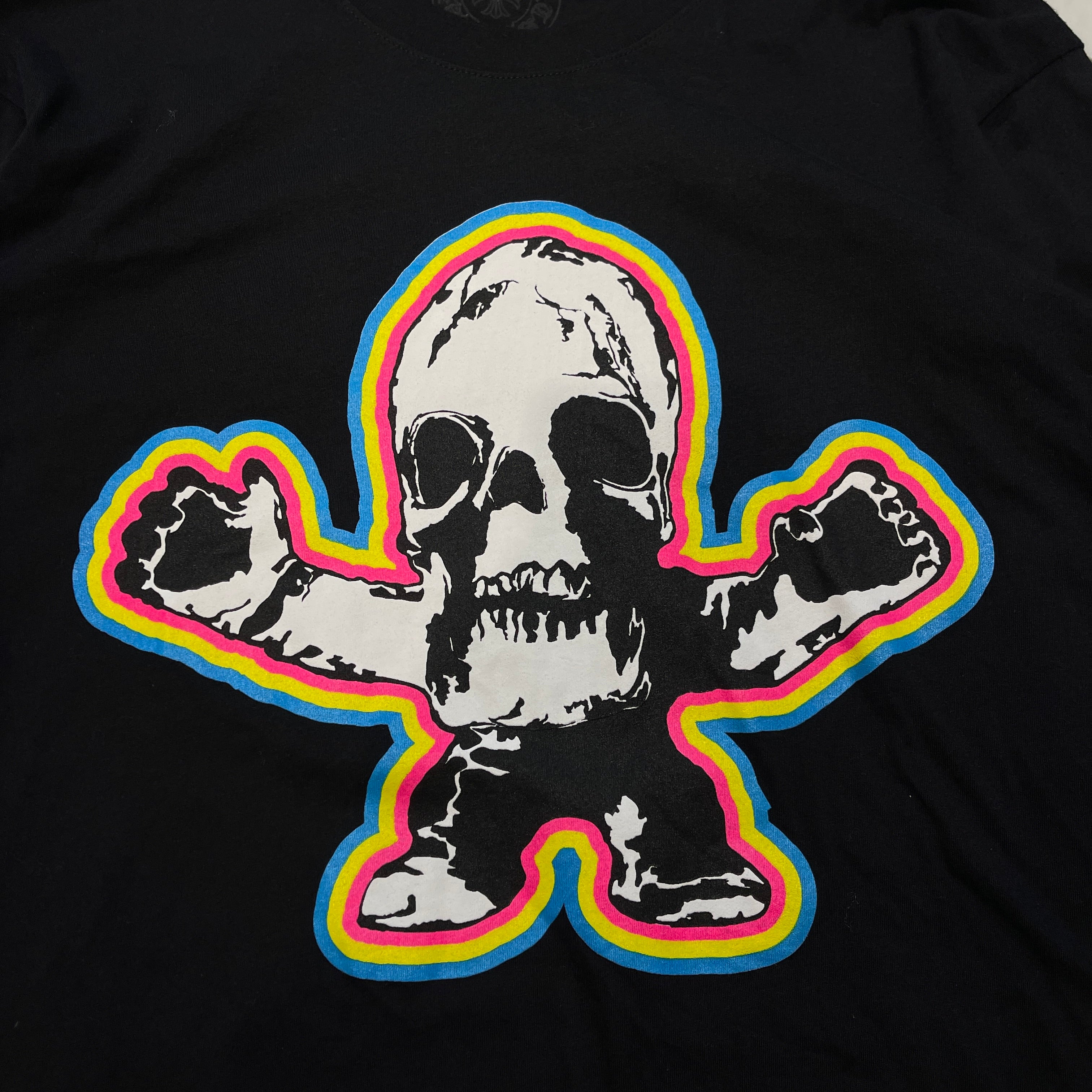 CHROME HEARTS 2024SS FOTI Rainbow Scroll Logo Long Sleeve Tee Size L クロムハーツ フォティ レインボースクロールロゴ ロングスリーブTシャツ サイズL