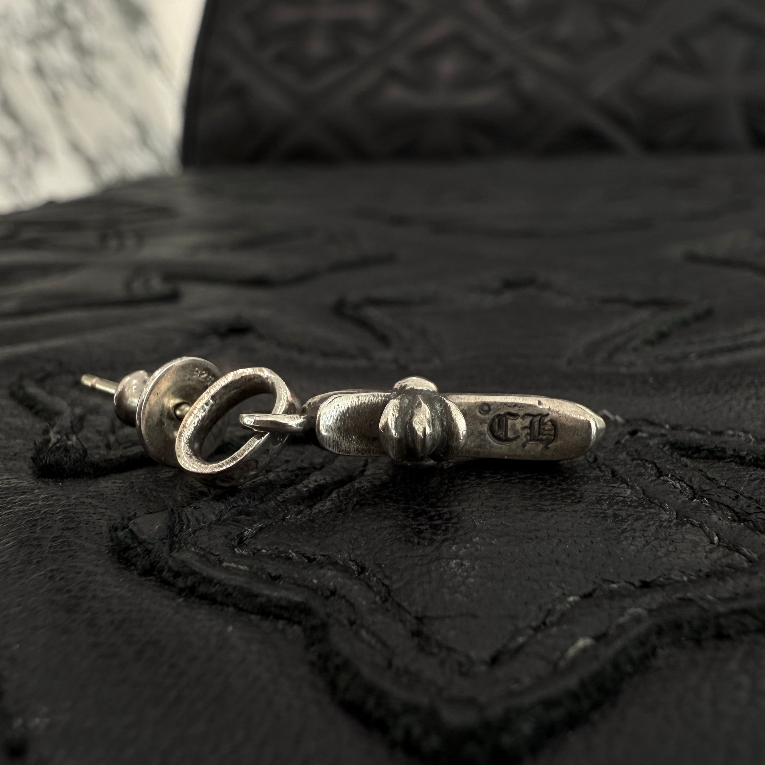 CHROME HEARTS BABY FAT CROSS Earring クロムハーツ ベイビーファットクロス ピアス