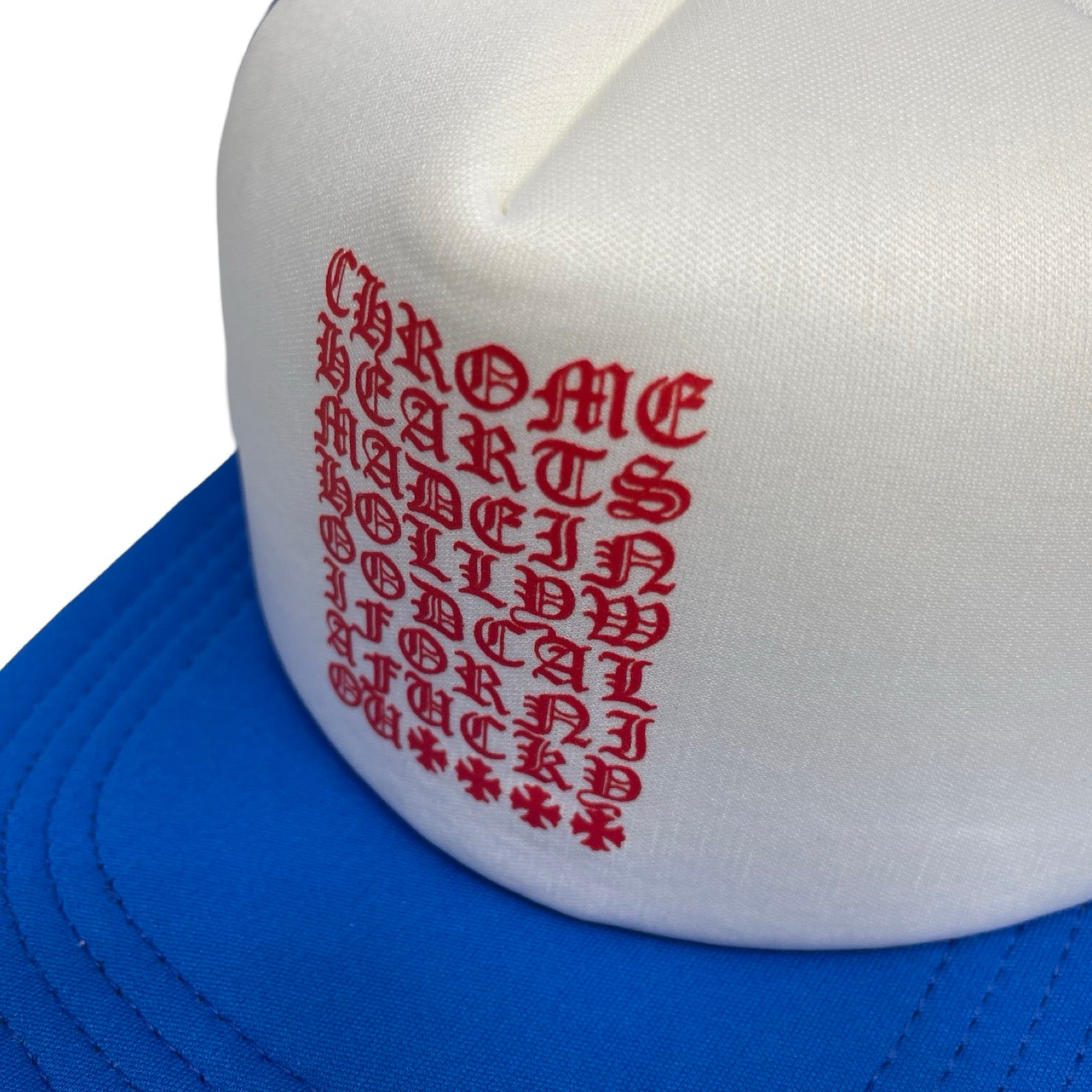 CHROME HEARTS Vertical Logo Trucker Cap Size ONE SIZE（53-60）