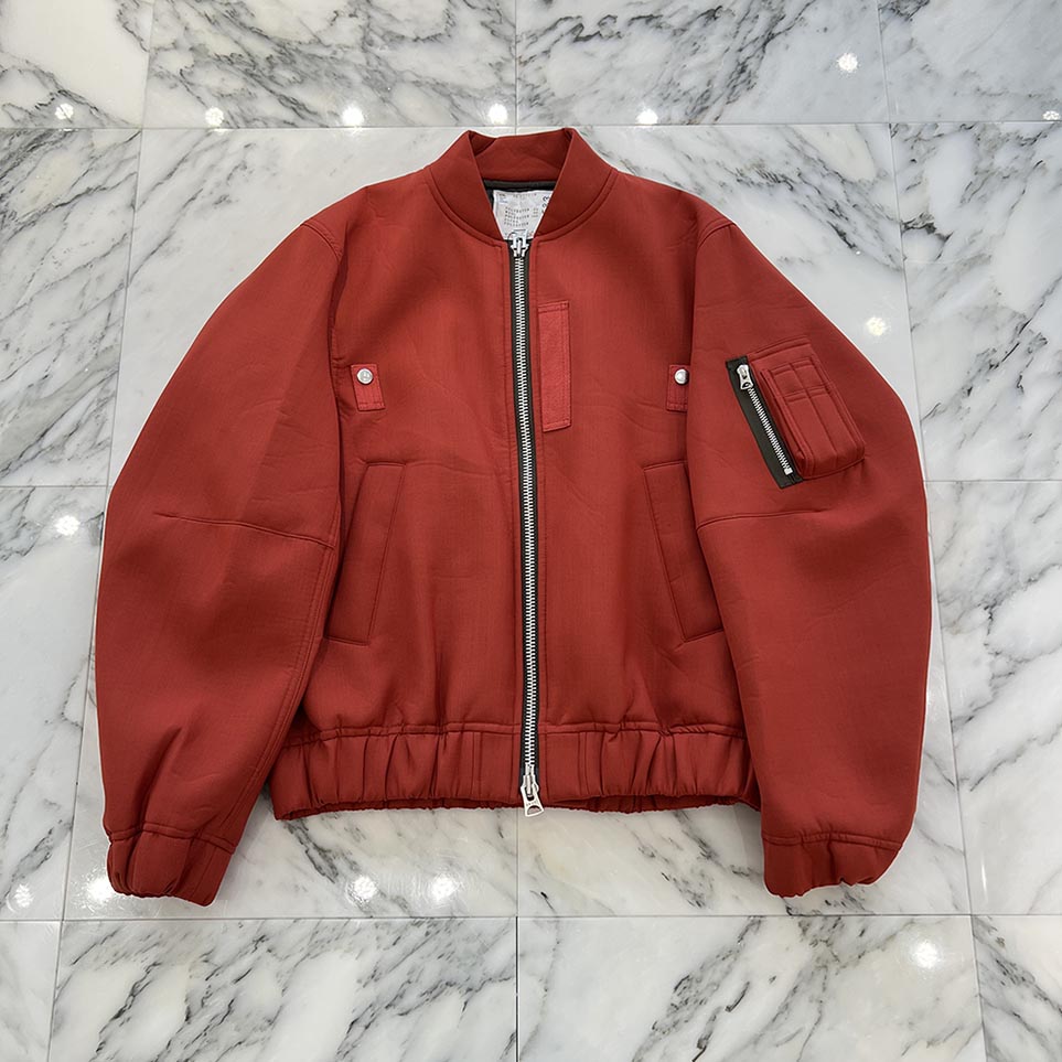 sacai 2025SS Suiting Bonding Blouson 25-03583M Size 1 サカイ スーティング ボンディング ブルゾン サイズ1