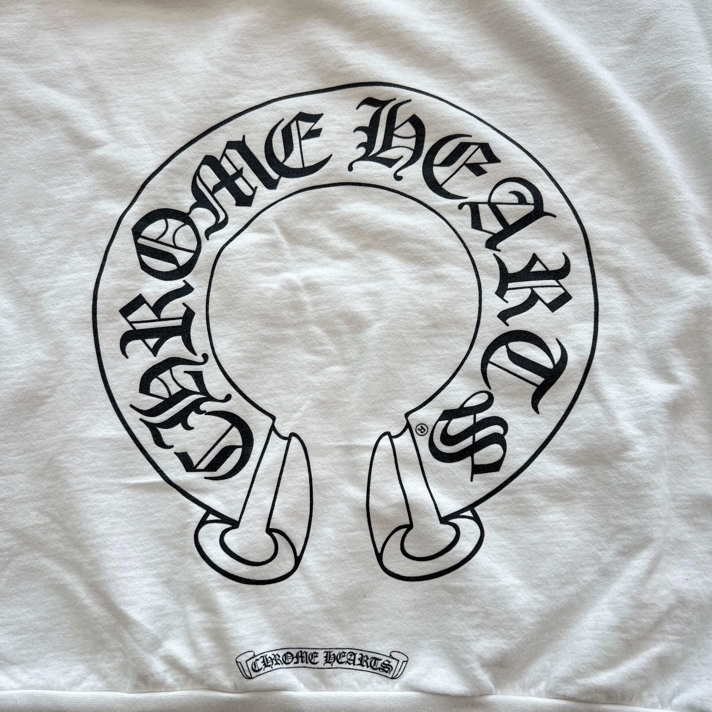 CHROME HEARTS × MATTY BOY Chomper Horseshoe Pullover Hoodie Size XL クロムハーツ × マッティボーイ チョンパー ホースシュー プルオーバーフーディ サイズXL