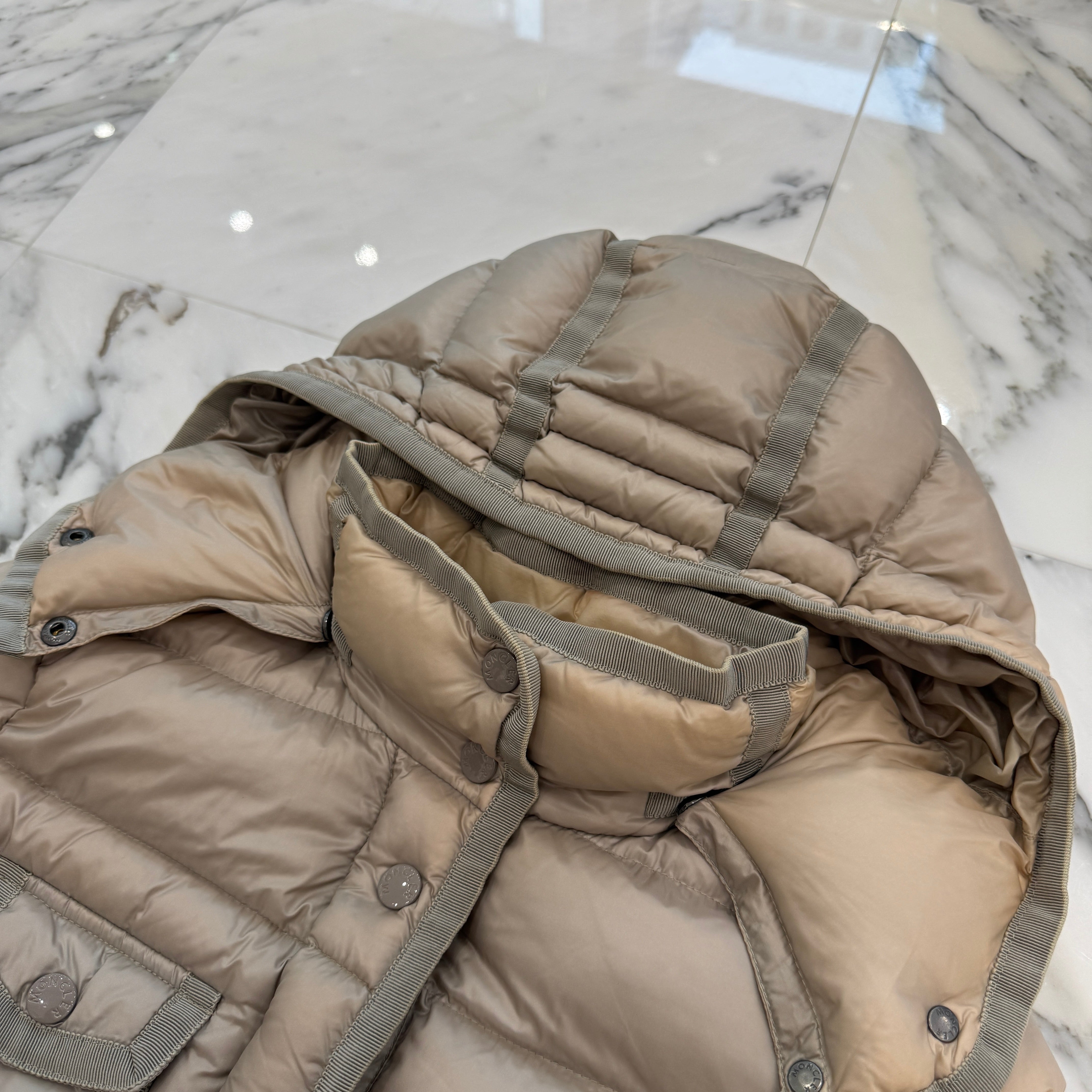 MONCLER HERMINE Ladies Long Down Jacket 420934933905 53048 Size 00 モンクレール エルミンヌ レディース ロングダウンジャケット サイズ00