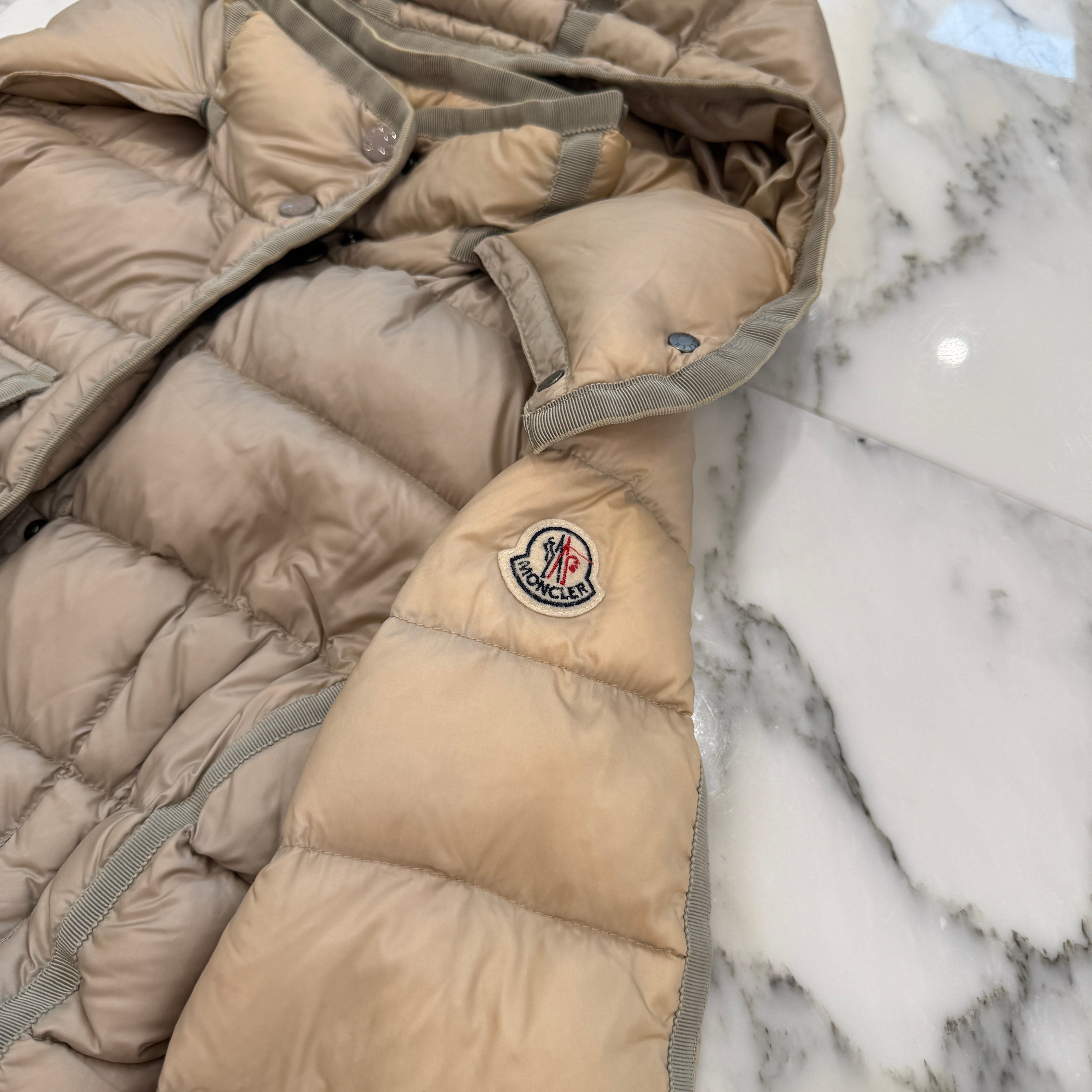 MONCLER HERMINE Ladies Long Down Jacket 420934933905 53048 Size 00 モンクレール エルミンヌ レディース ロングダウンジャケット サイズ00