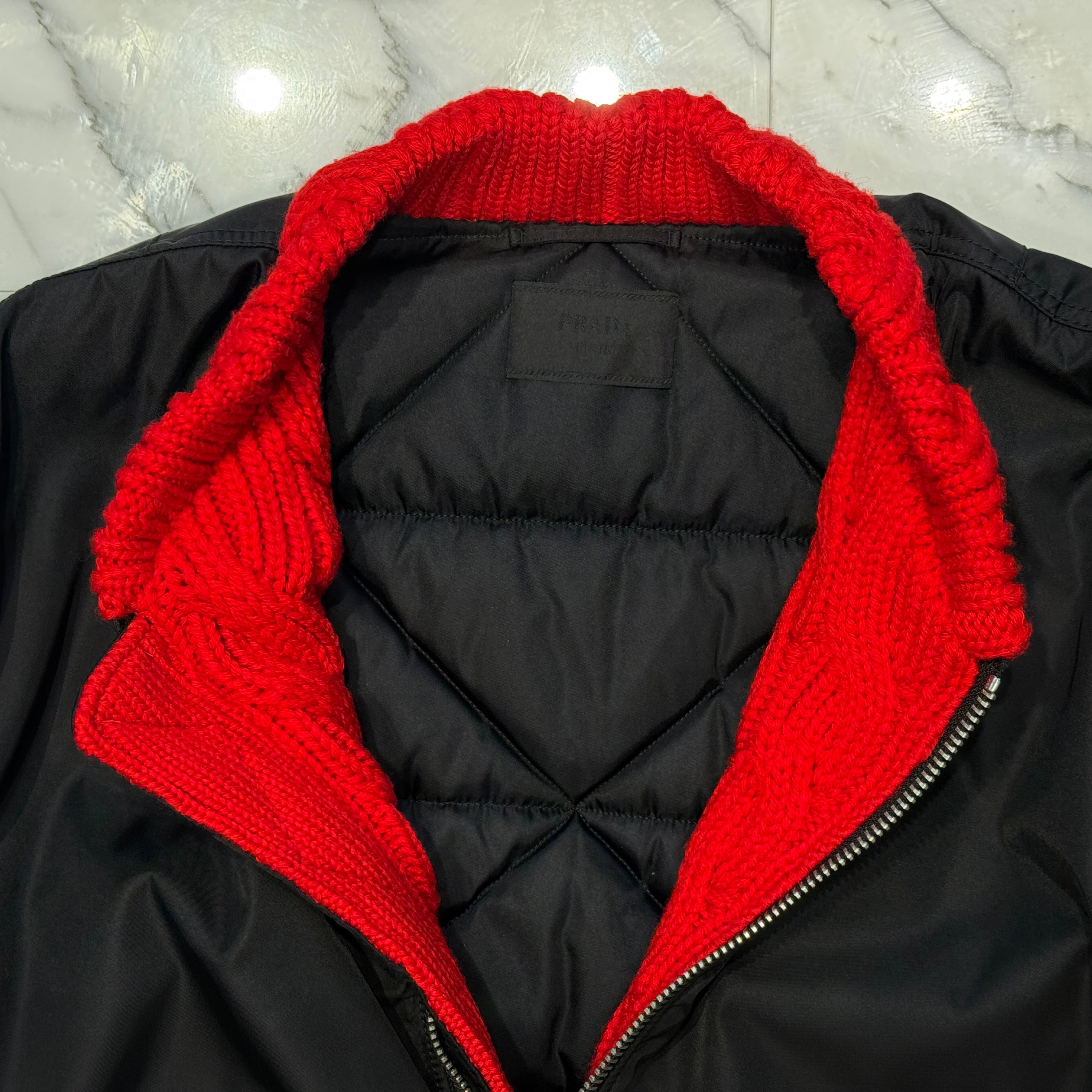 PRADA 2021AW Triangular Plate Nylon Bomb Blouson SGC100 S222 1WQ8 Size S プラダ トライアングルプレート ナイロンボムブルゾン サイズS