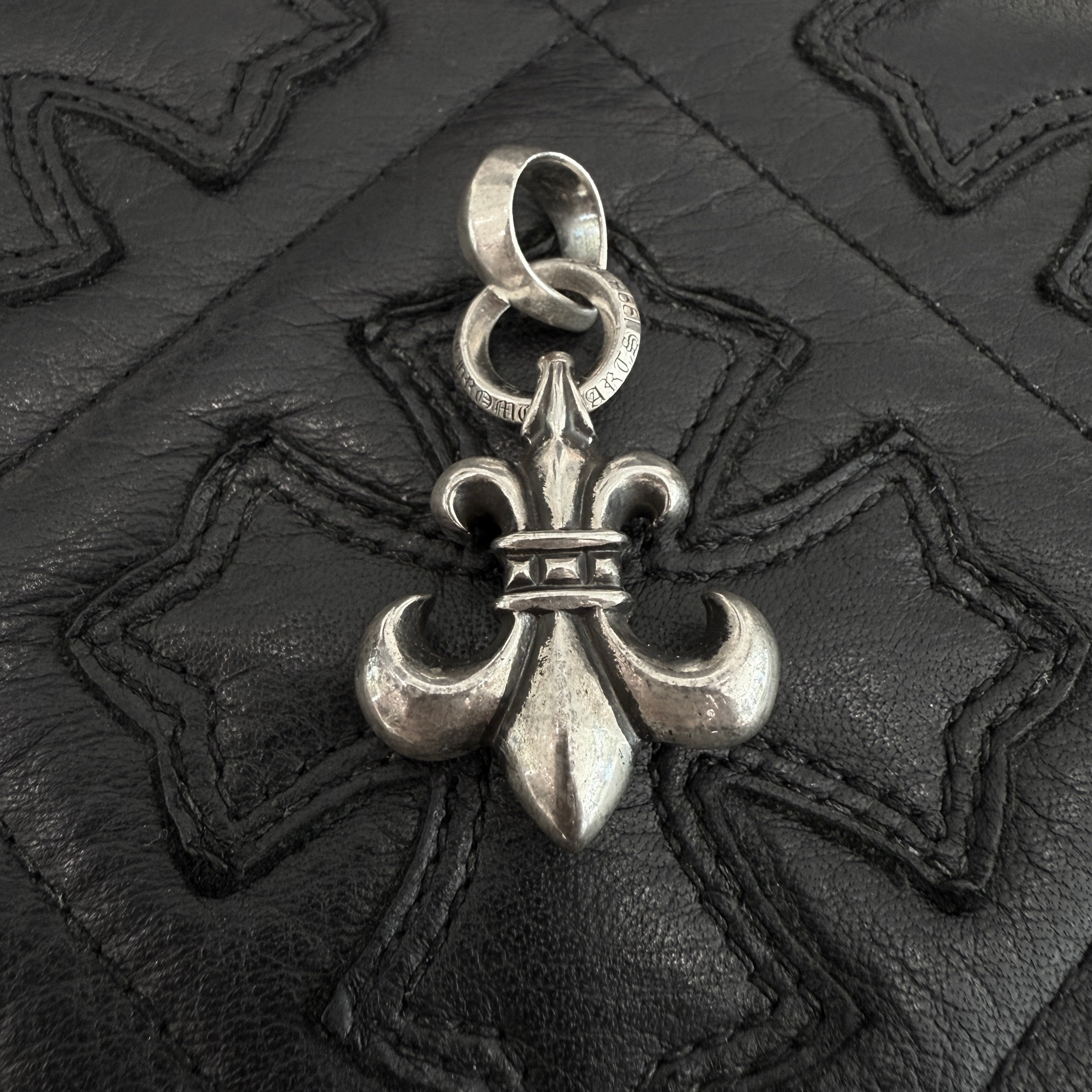 CHROME HEARTS BS FLEUR CHARM With Bail Pendant Top クロムハーツ BSフレア チャーム ウィズ ベイル ペンダントトップ