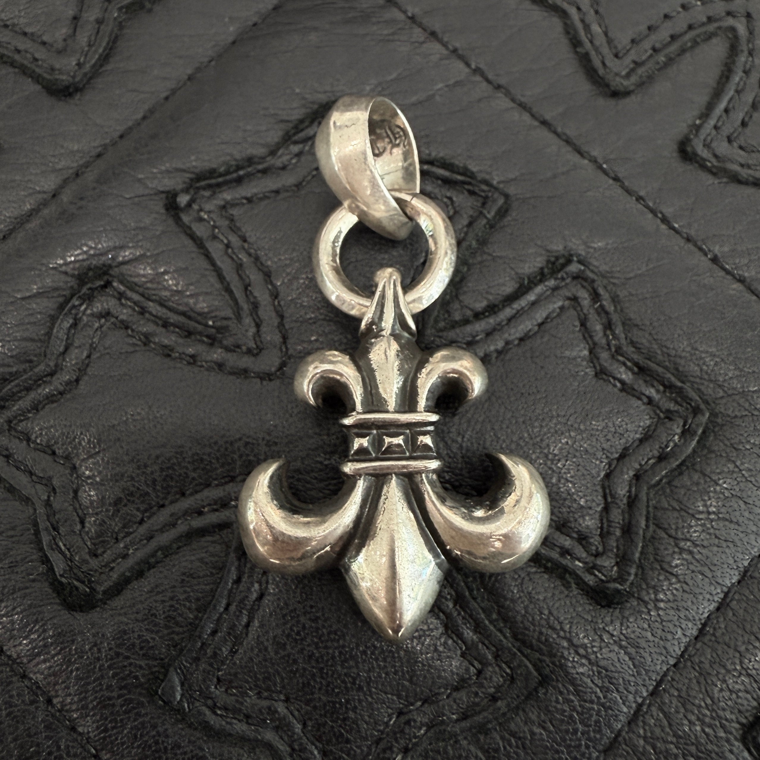 CHROME HEARTS BS FLEUR CHARM With Bail Pendant Top クロムハーツ BSフレア チャーム ウィズ ベイル ペンダントトップ