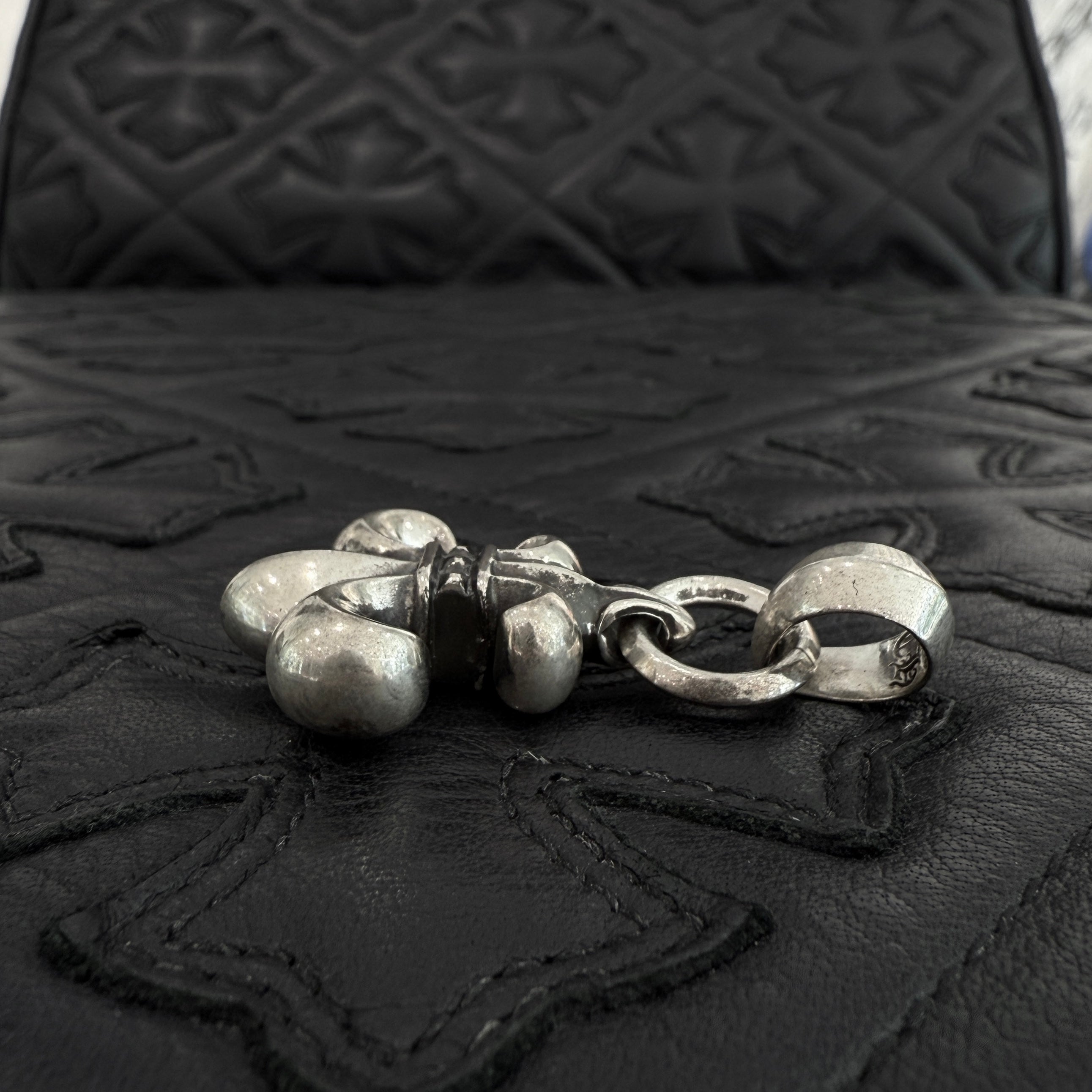 CHROME HEARTS BS FLEUR CHARM With Bail Pendant Top クロムハーツ BSフレア チャーム ウィズ ベイル ペンダントトップ