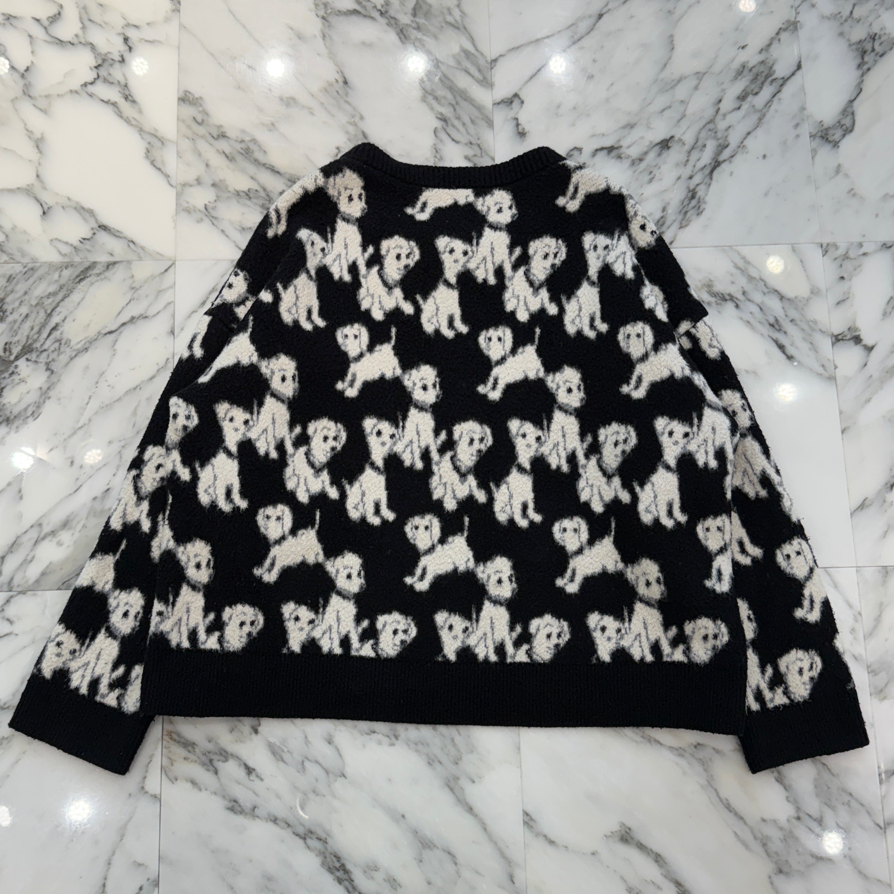 CELINE 2022SS AMY DORIAN Jacquard Cardigan 2A96W531Q Size XL セリーヌ エイミードリアン ジャカード カーディガン サイズXL