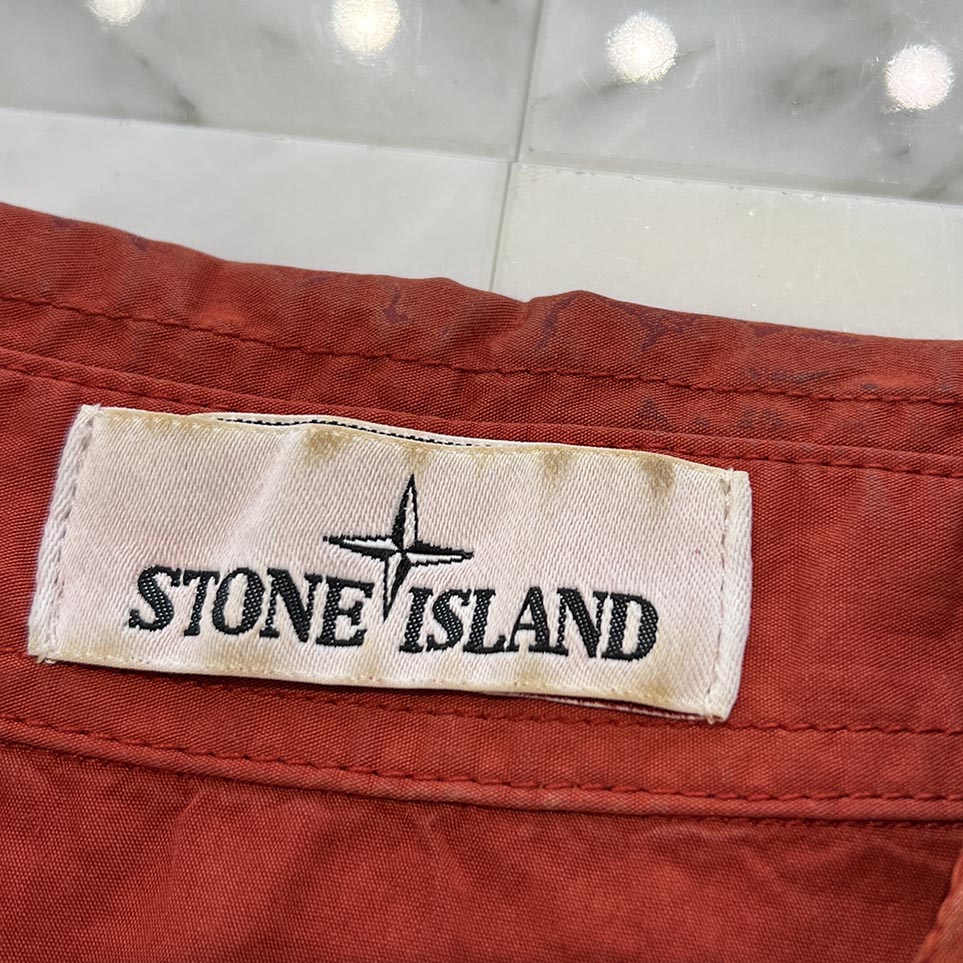STONE ISLAND 2022AW Patch Pocket Zip Up Oversized Shirt Jacket 701512208 Size L ストーンアイランド パッチポケットジップアップオーバーサイズ シャツジャケット サイズL