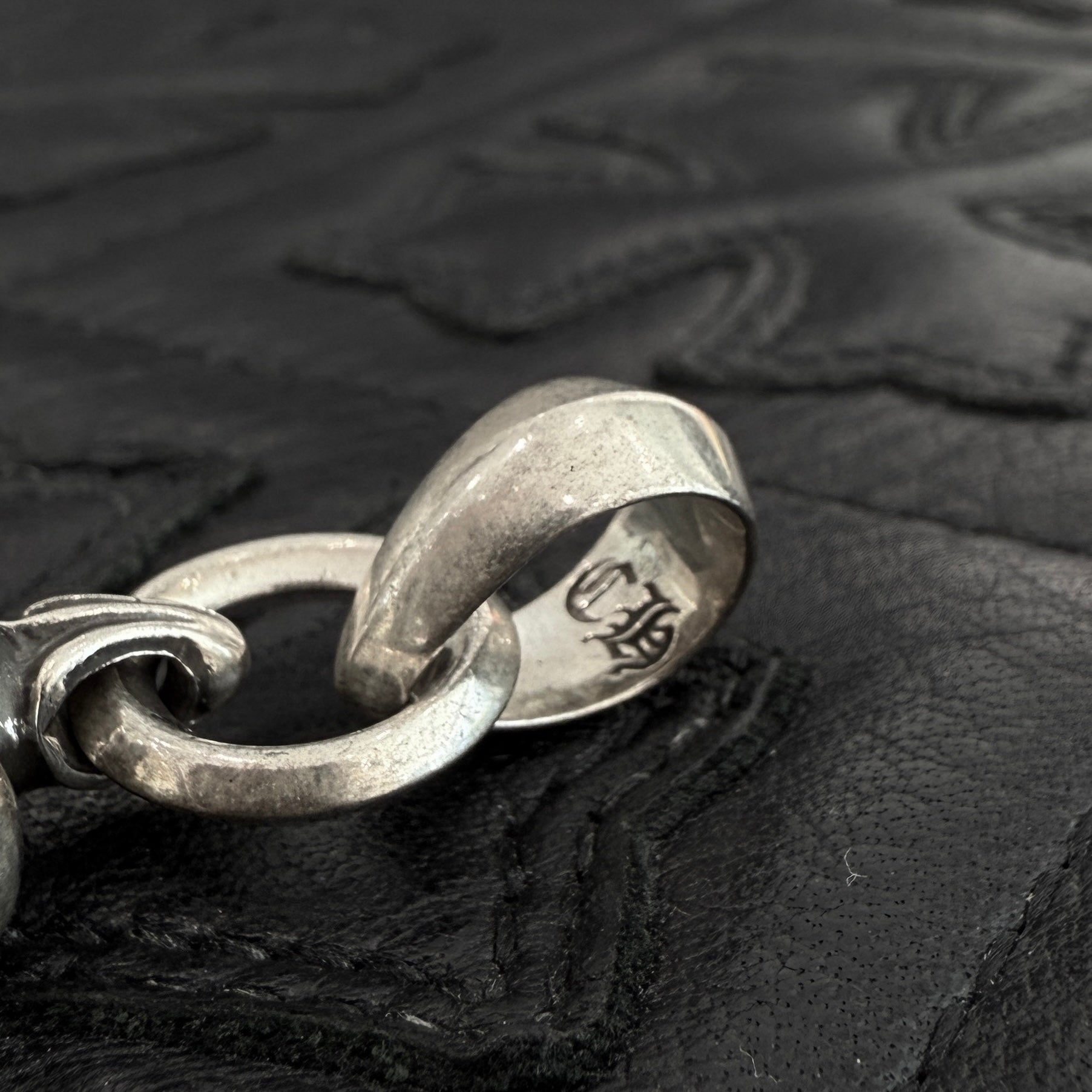 CHROME HEARTS BS FLEUR CHARM With Bail Pendant Top クロムハーツ BS
