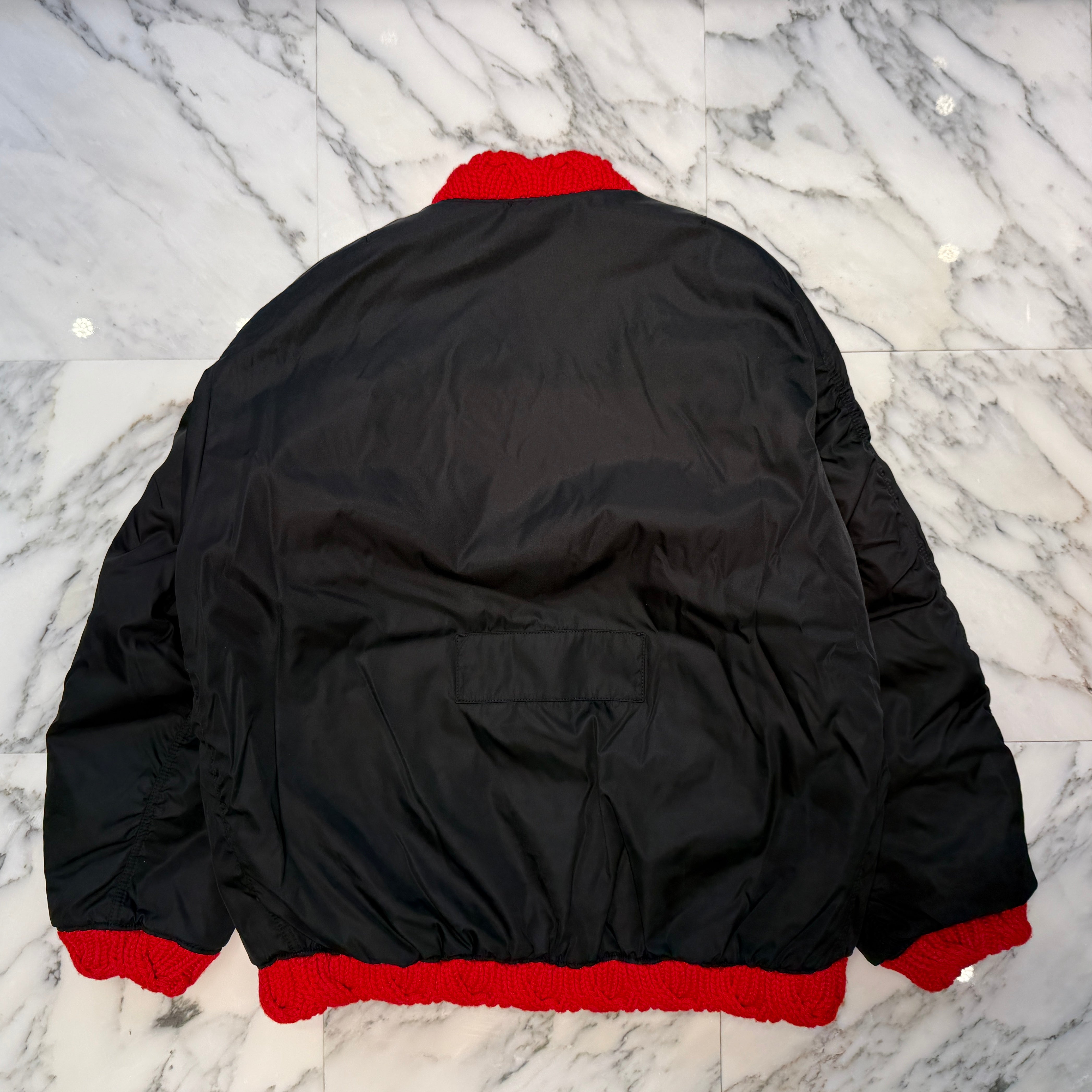 PRADA 2021AW Triangular Plate Nylon Bomb Blouson SGC100 S222 1WQ8 Size S プラダ トライアングルプレート ナイロンボムブルゾン サイズS