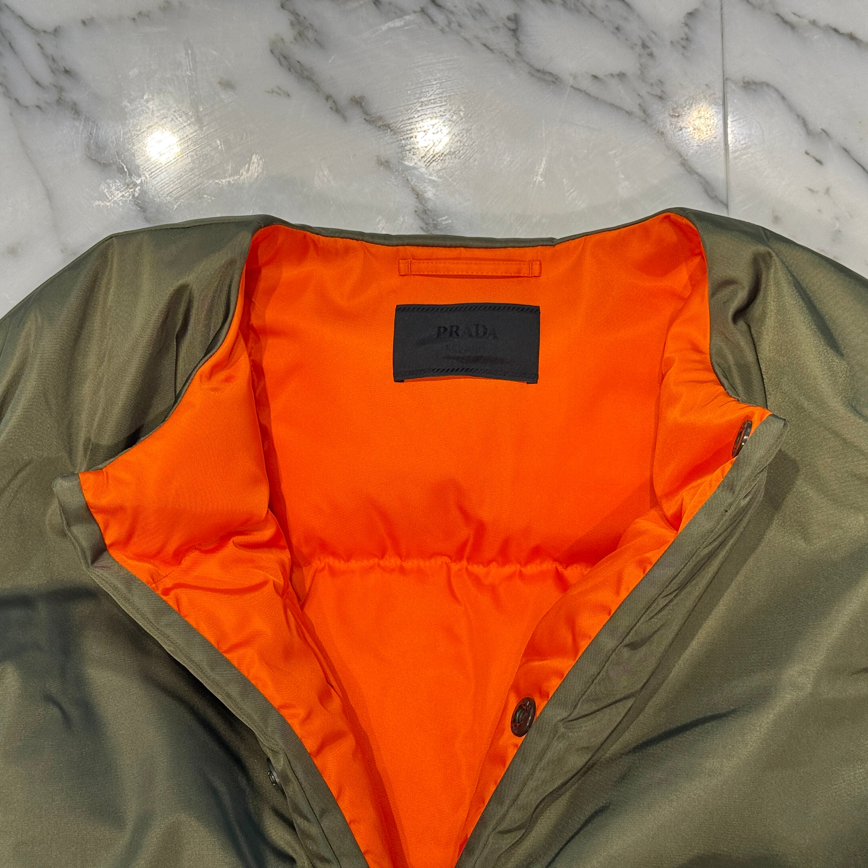 PRADA 2023AW Re-Nylon Bomber Blouson Jacket SGC355 S232 1WQ8 Size S プラダ リナイロン ボンバーブルゾンジャケット サイズS