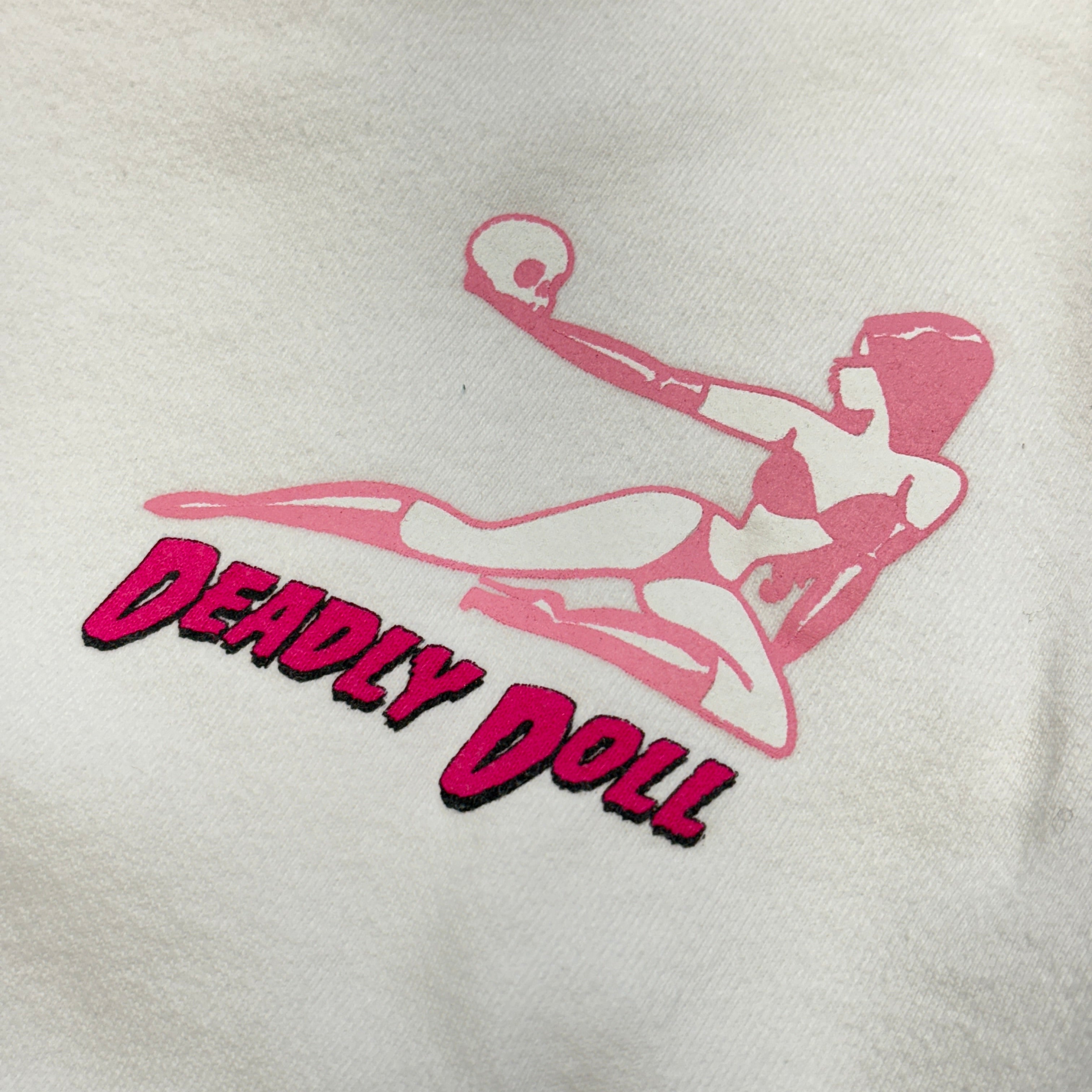 CHROME HEARTS × DEADLLY DOLL Crew Neck Sweat Shirt Size XL クロムハーツ × デッドリードール クルーネックスウェットシャツ サイズXL