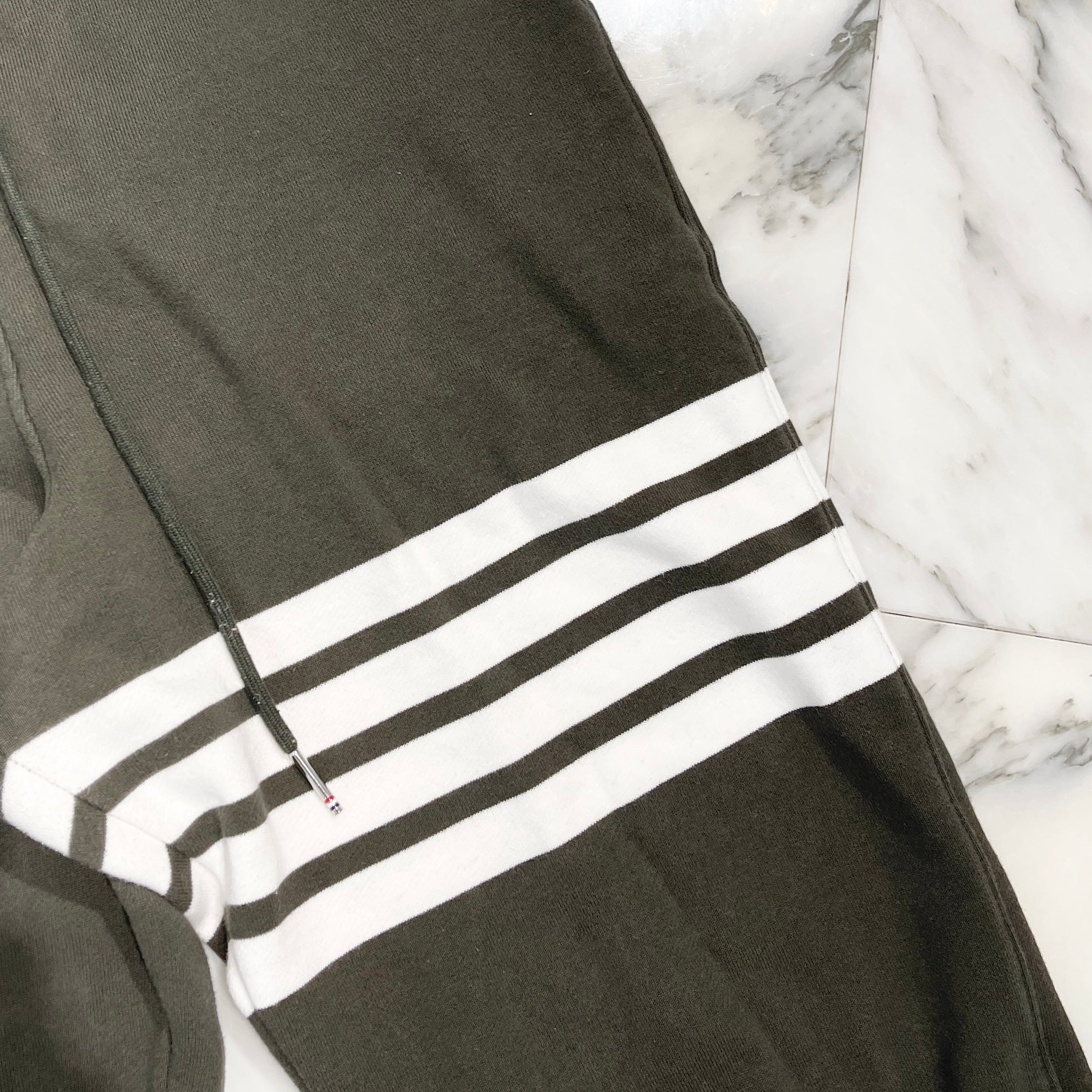 THOM BROWNE 2024SS 4BAR Classic Sweat Pants MJW008H-00535320 Size 3 トムブラウン 4BAR クラシック スウェットパンツ サイズ3