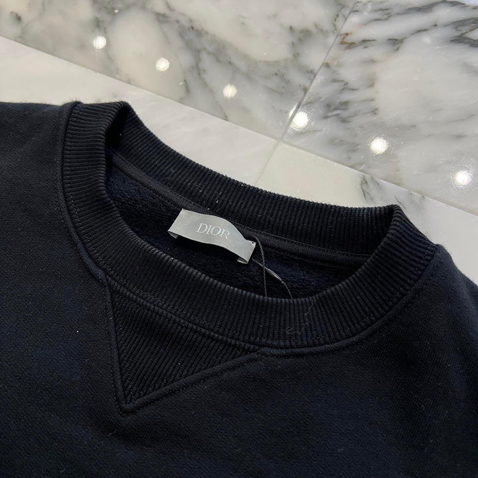 DIOR 2022AW Atelier Embroidered Crew Neck Sweatshirt 293J699A0531 Size L ディオール アトリエ刺繍クルーネックスウェットシャツ サイズL