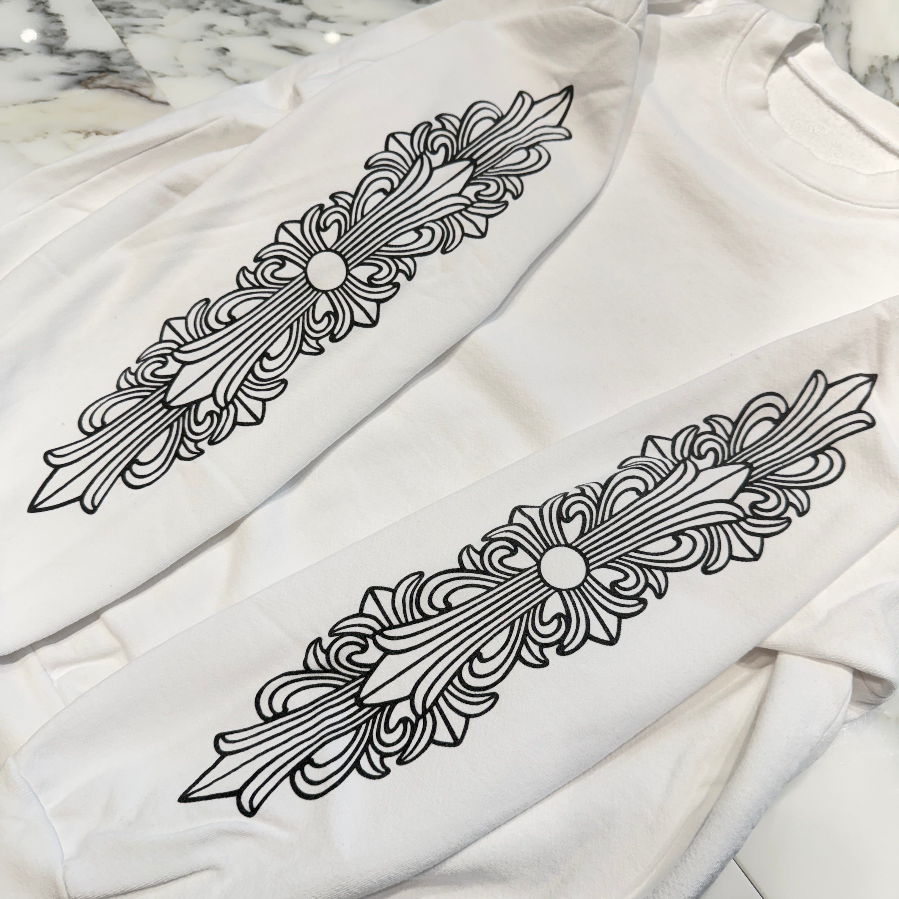 CHROME HEARTS × DEADLLY DOLL Crew Neck Sweat Shirt Size XL クロムハーツ × デッドリードール クルーネックスウェットシャツ サイズXL