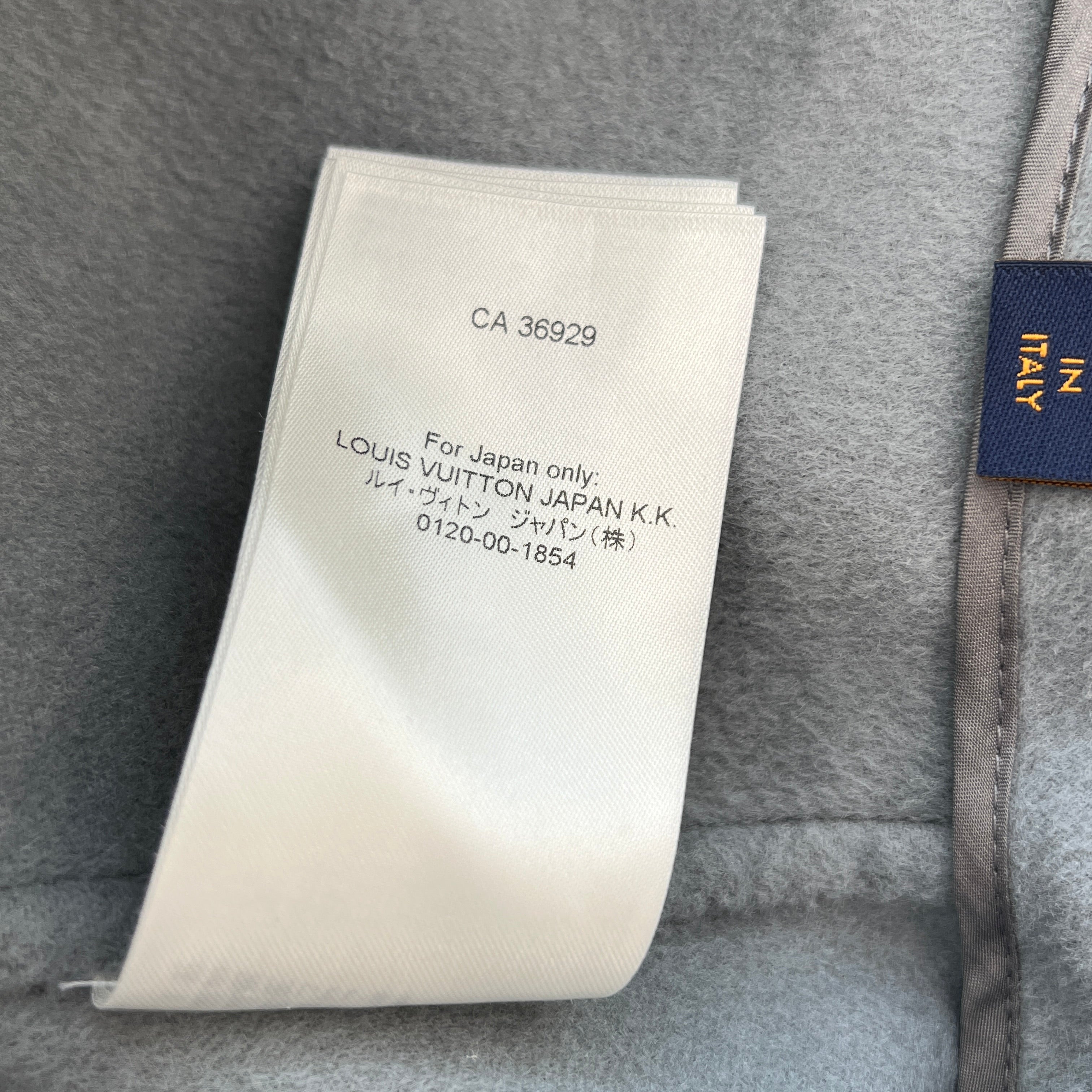 LOUIS VUITTON 2022SS Monogram Wool Silk Skirt Size 36 ルイヴィトン