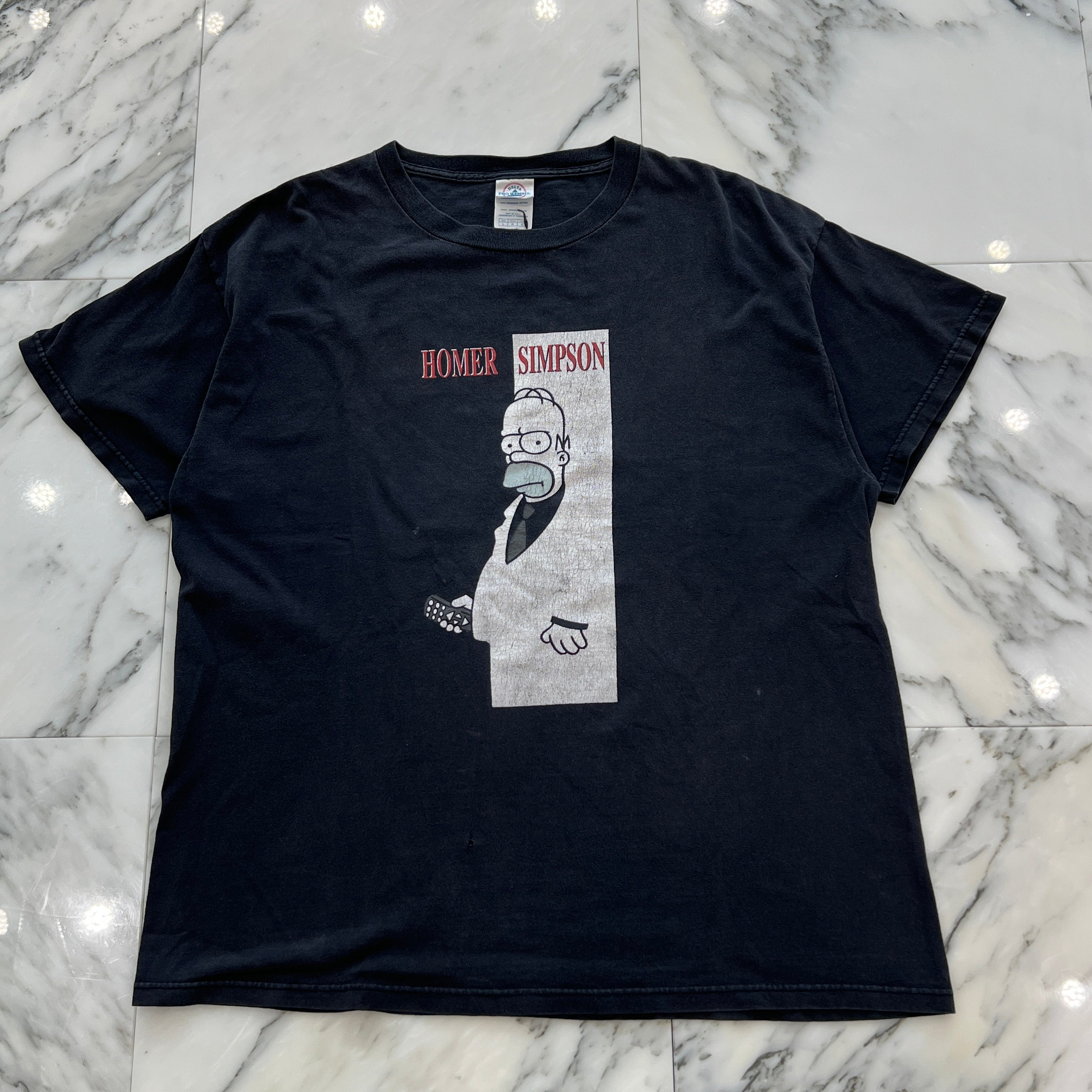 Vintage 00's The Simpsons "Scar Face" DELTA S/S Tee Size L 00's ザ・シンプソンズ "スカーフェイス" デルタ社製 Tシャツ サイズL