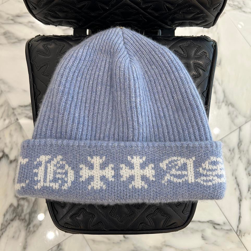 CHROME HEARTS BIG DADDY Cashmere Knit Beanie Size ONE SIZE (53-60