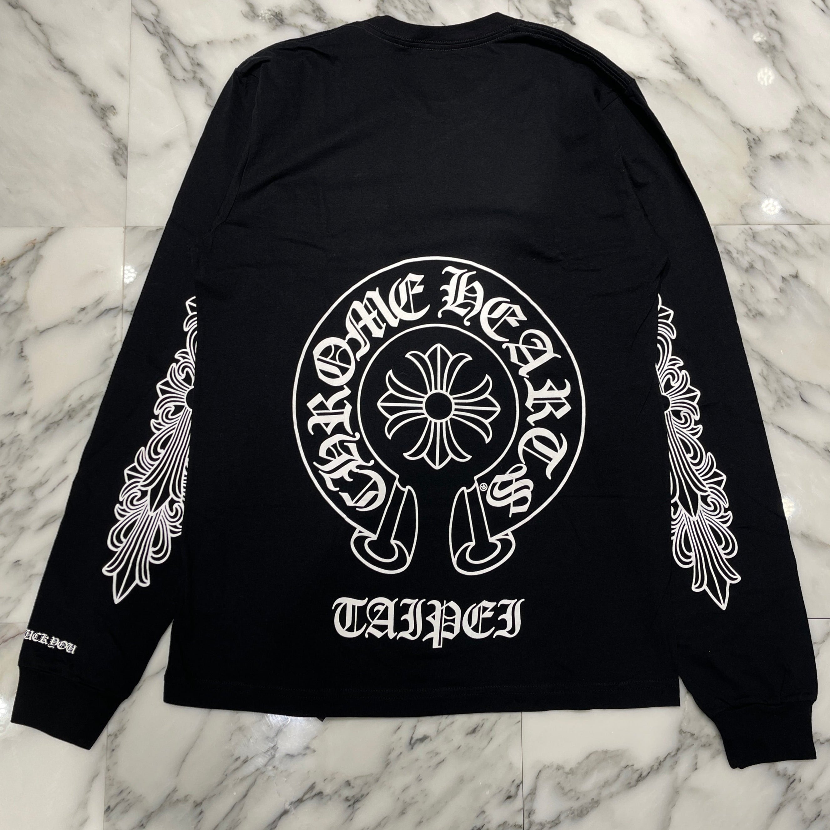 CHROME HEARTS TAIPEI Limited Horseshoe Long Sleeve Tee Size S クロムハーツ 台北限定 ホースシューロングスリーブTシャツ サイズS