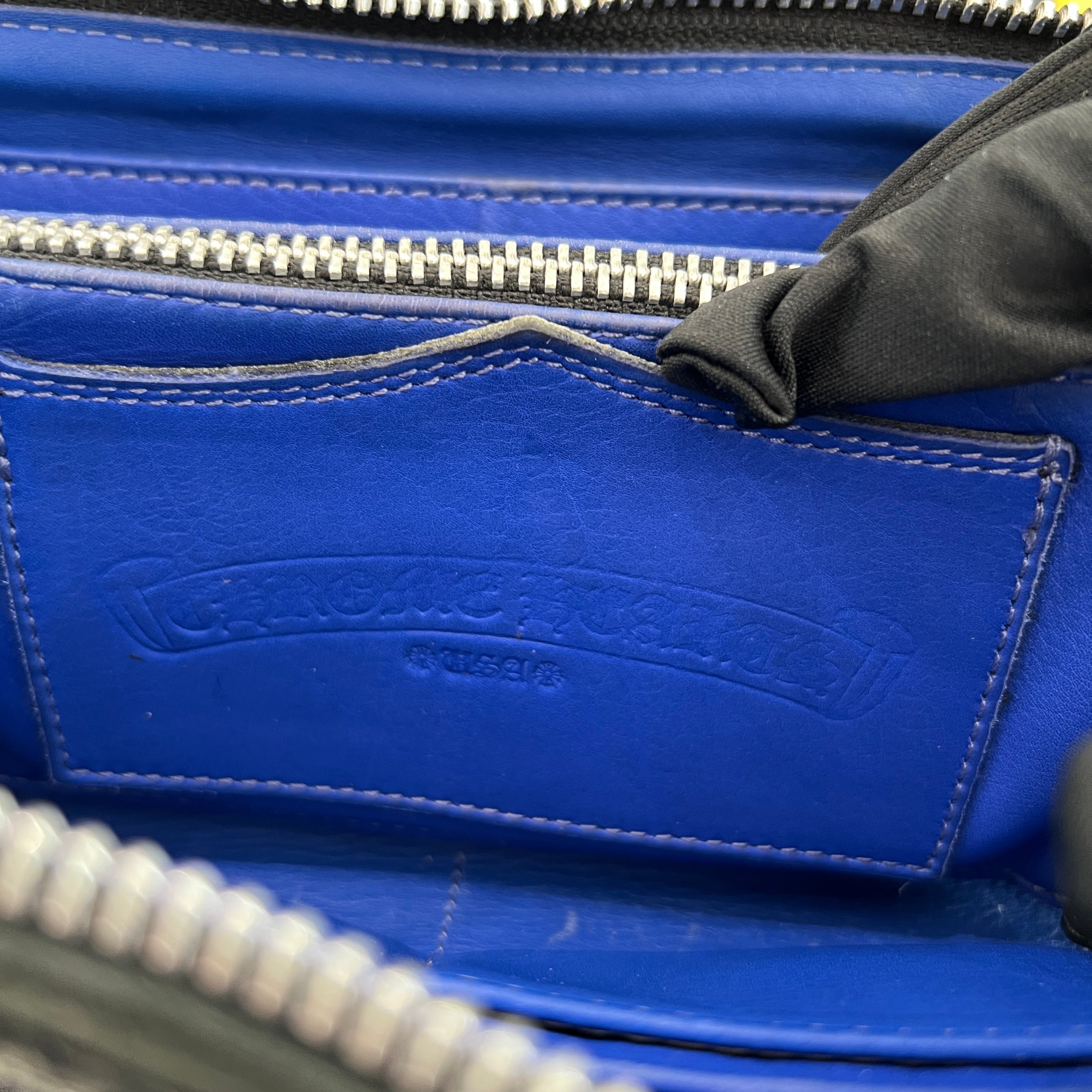 CHROME HEARTS Scroll Logo Label Round Zip Wallet クロムハーツ スクロールロゴラベル ラウンドジップ ウォレット