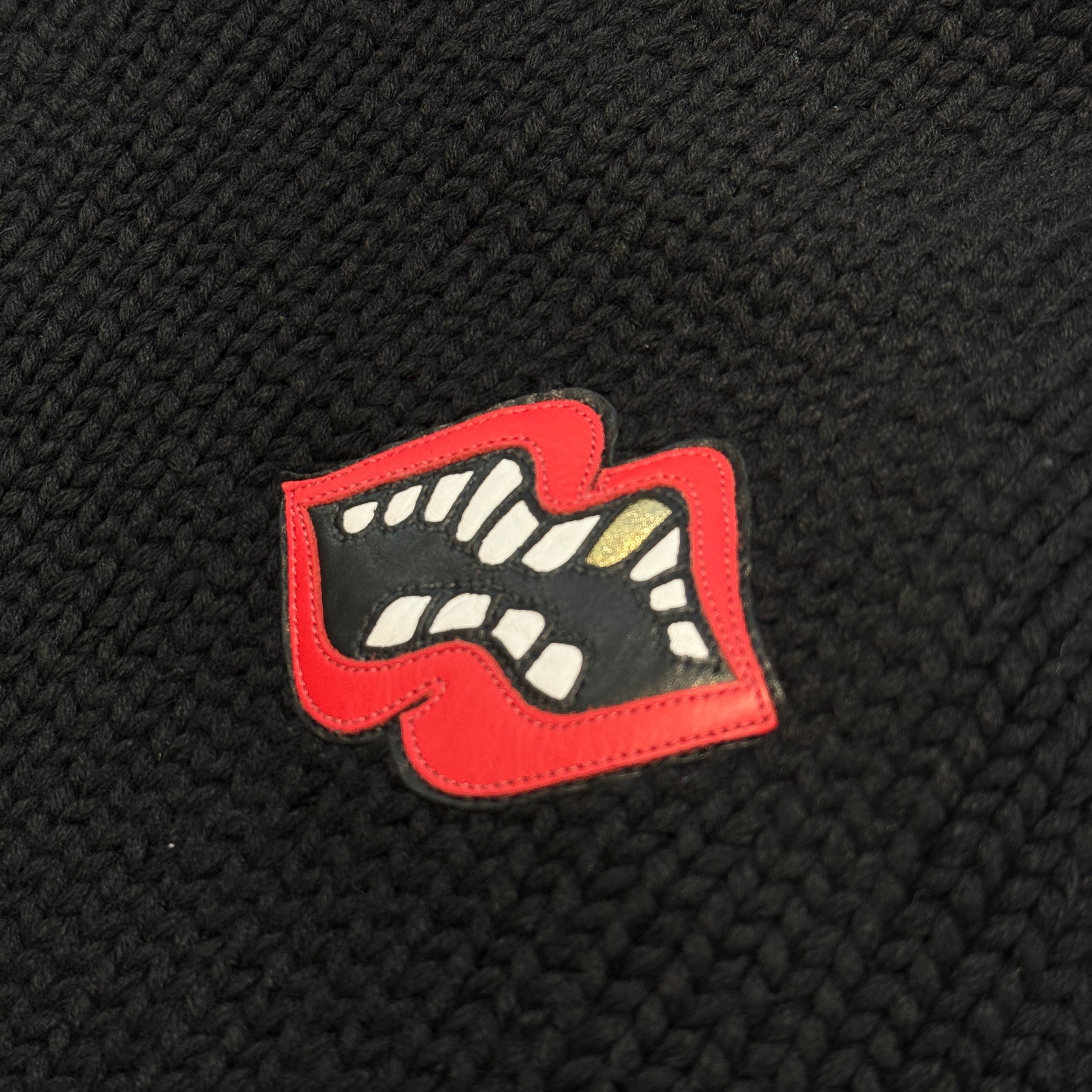 CHROME HEART × MATTY BOY CHOMPER Leather Cross Patches Cashmere Sweater Size S クロムハーツ × マッティボーイ チョンパーレザークロスパッチカシミアセーター サイズS