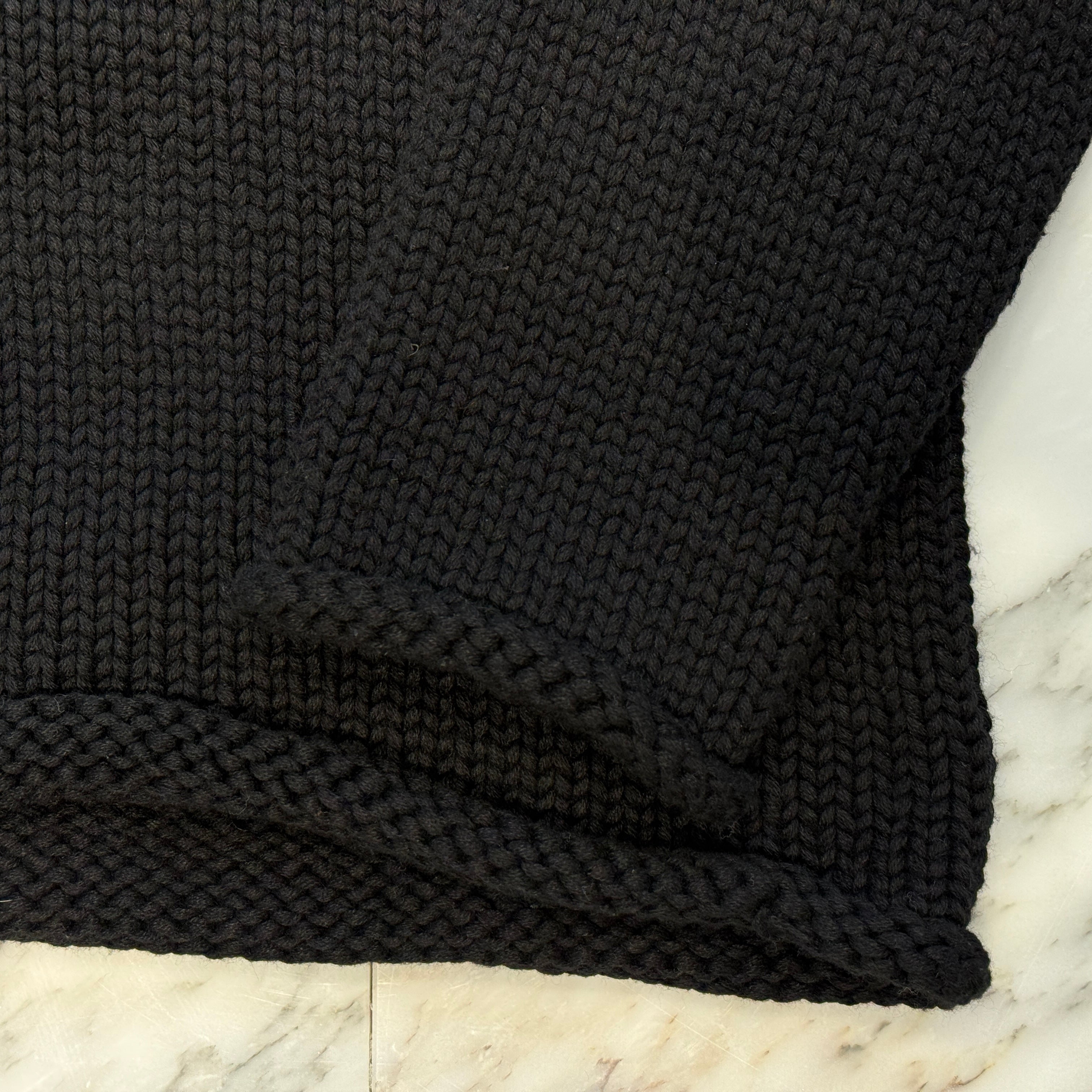 CHROME HEART × MATTY BOY CHOMPER Leather Cross Patches Cashmere Sweater Size S クロムハーツ × マッティボーイ チョンパーレザークロスパッチカシミアセーター サイズS