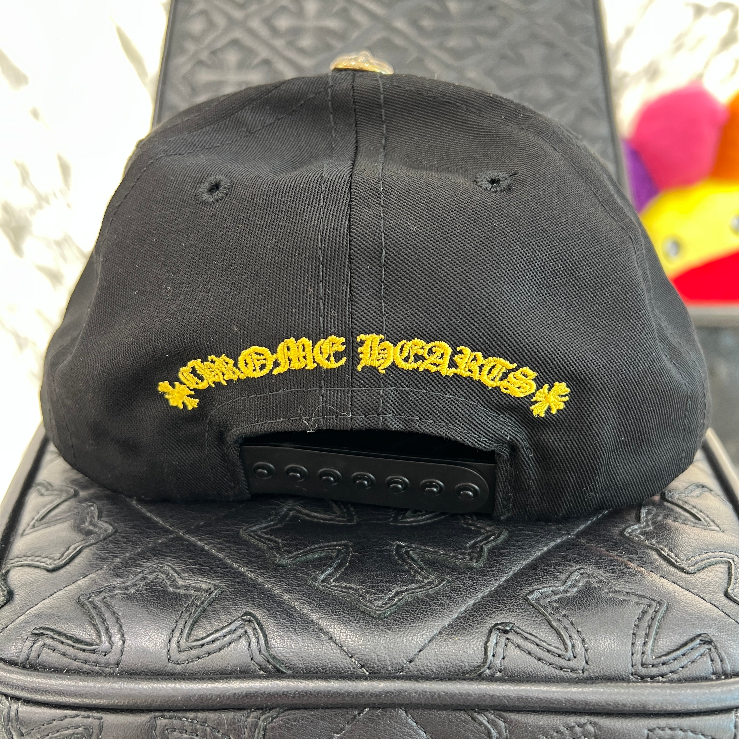 chrome hearts ch logo cap クロムハーツ キャップ CHROME HEARTS CH Logo Embroidery Trucker Cap Size ONE SIZE