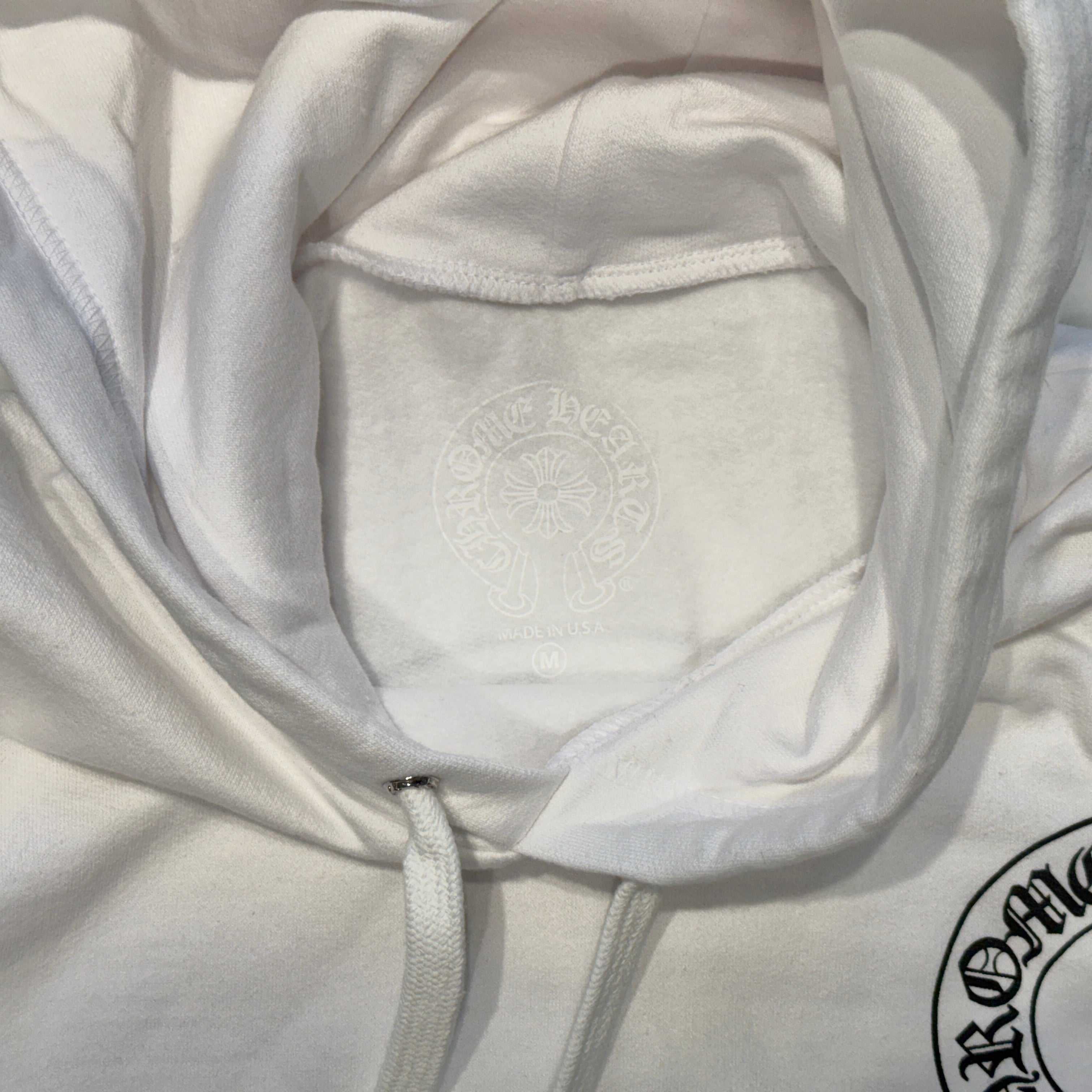 CHROME HEARTS Floral Cross Horseshoe Pullover Hoodie Size L クロムハーツ フローラルクロスホースシュー プルオーバーフーディ サイズL