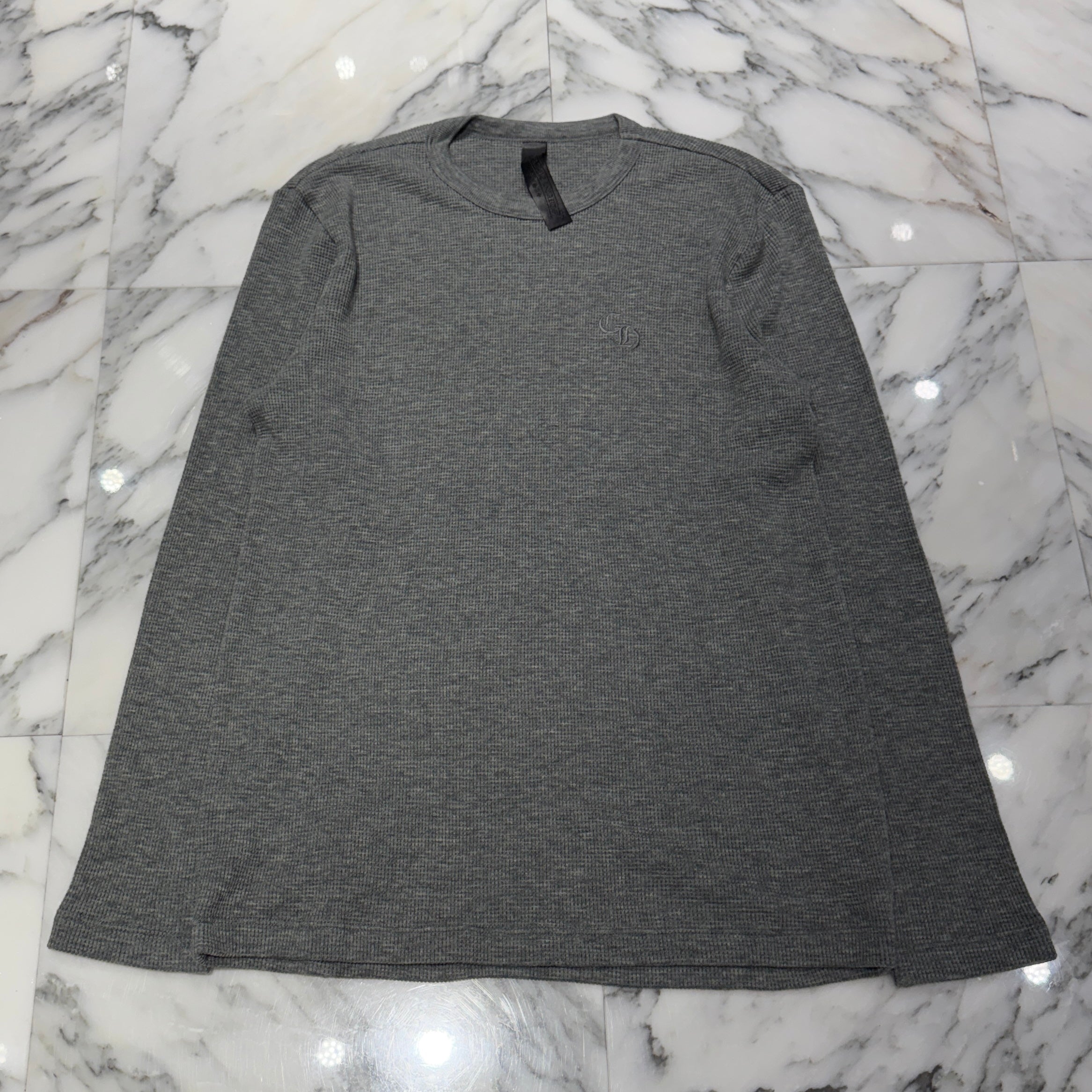 CHROME HEARTS 2025SS Y NOT CH Embroidery Thermal Long Sleeve Tee Size M クロムハーツ ワイノット CH刺繍 サーマル ロングスリーブTシャツ サイズM