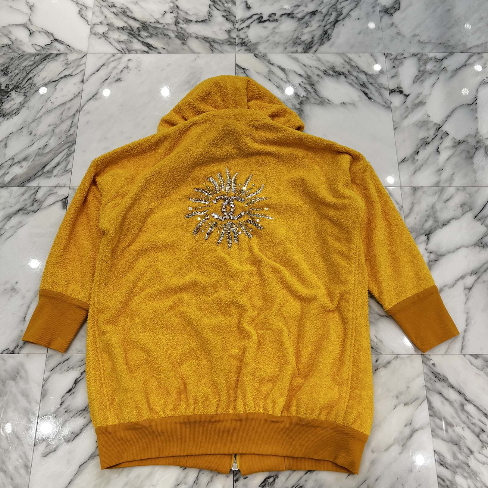 CHANEL × Pharrell Williams 2019SS Zip Up Hoodie P61066V46885 Size M シャネル×ファレルウィリアムス ジップアップフーディ サイズM