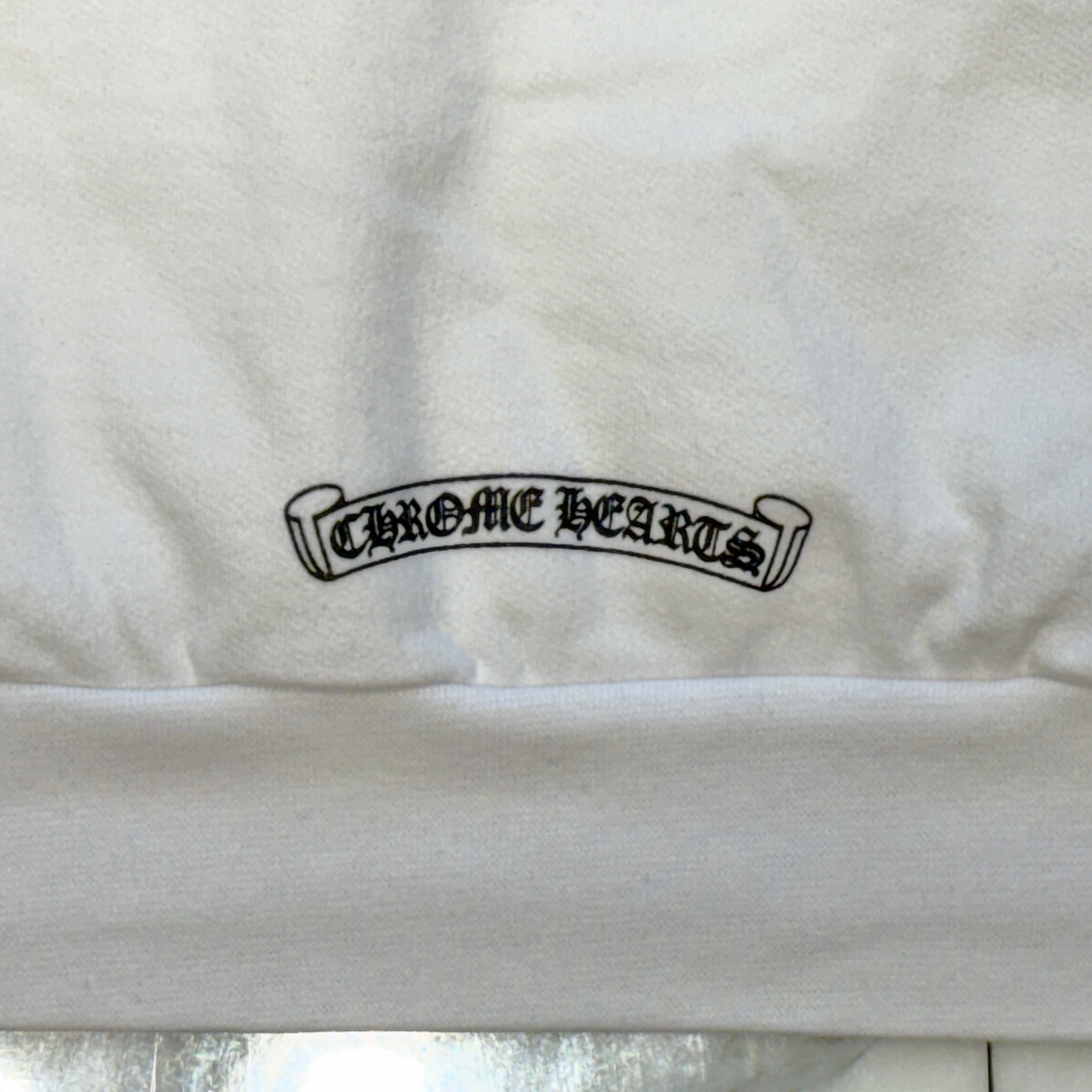 CHROME HEARTS Floral Cross Horseshoe Pullover Hoodie Size L クロムハーツ フローラルクロスホースシュー プルオーバーフーディ サイズL
