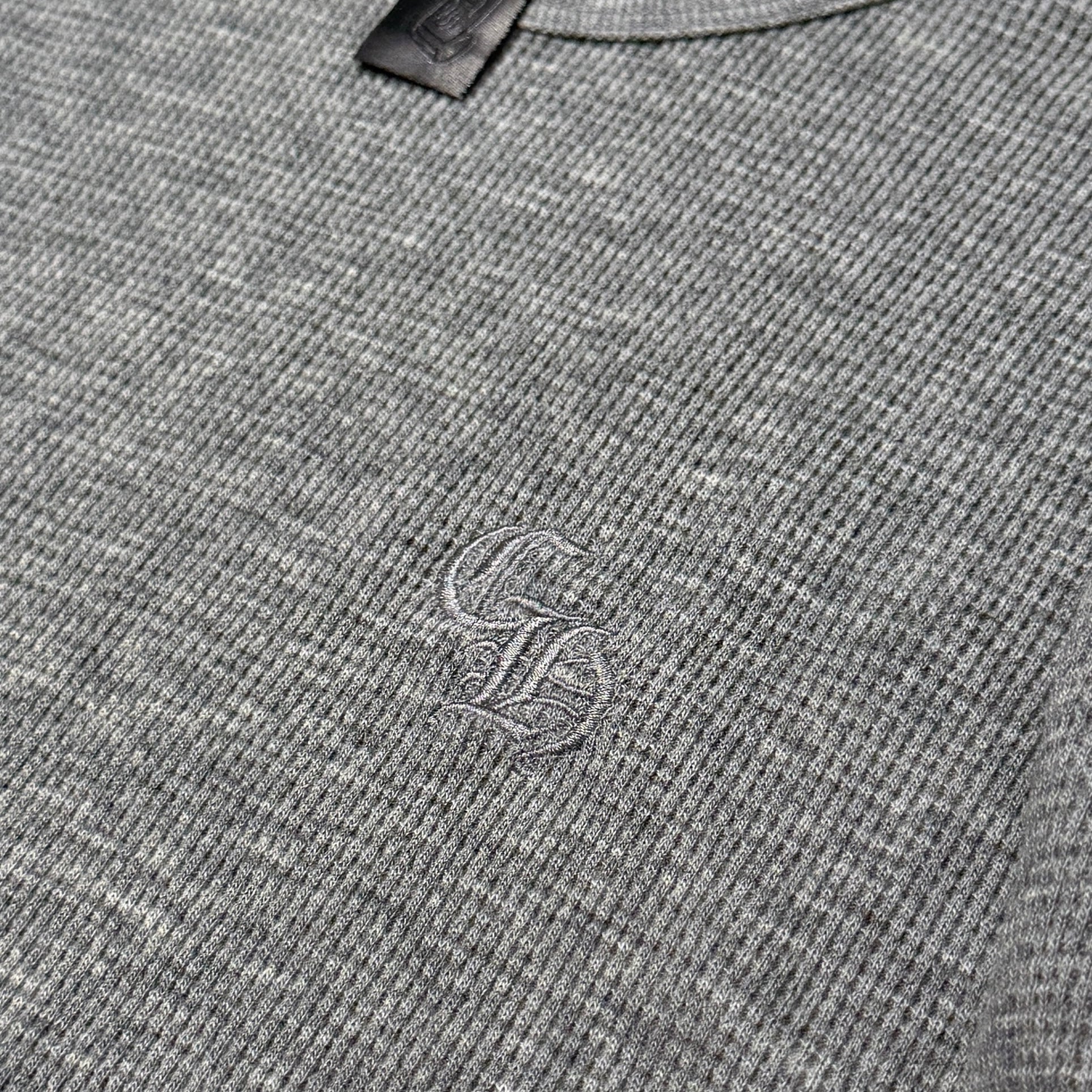 CHROME HEARTS 2025SS Y NOT CH Embroidery Thermal Long Sleeve Tee Size M クロムハーツ ワイノット CH刺繍 サーマル ロングスリーブTシャツ サイズM