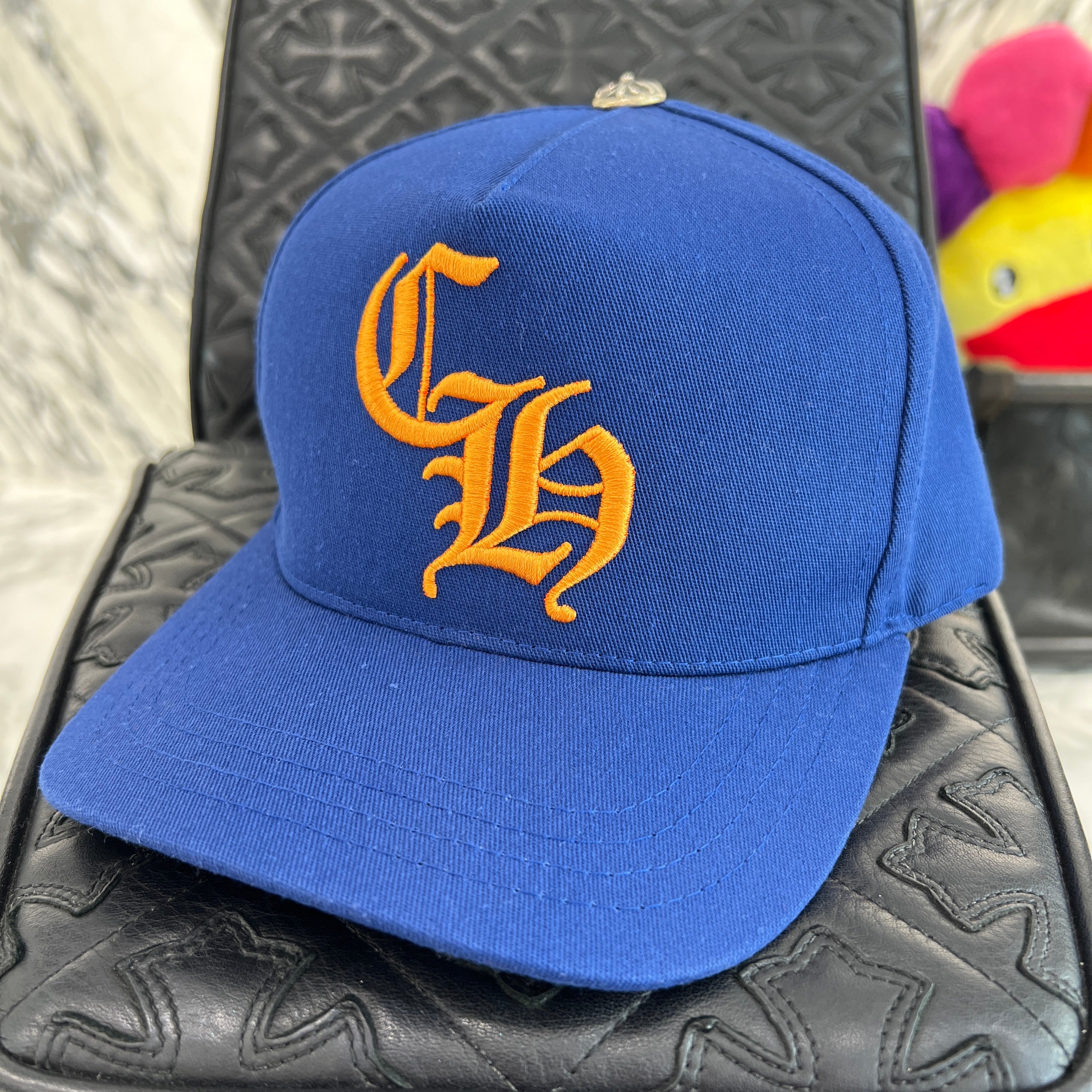 CHROME HEARTS CH Logo Embroidery Trucker Cap Size ONE SIZE