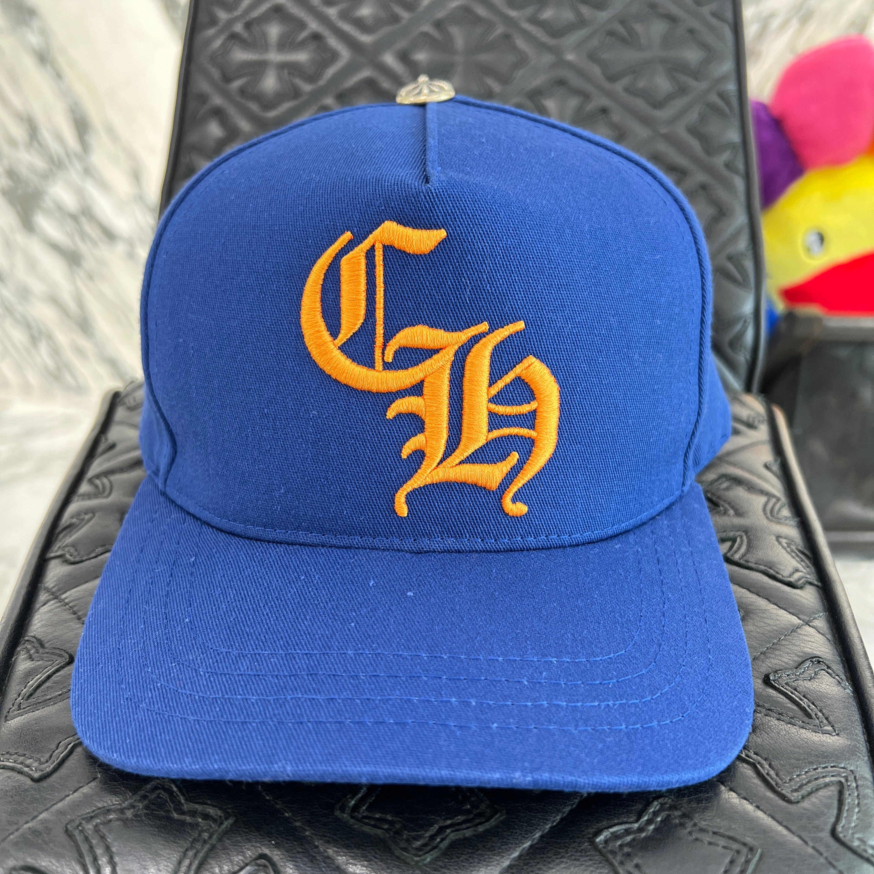 CHROME HEARTS CH Logo Embroidery Trucker Cap Size ONE SIZE