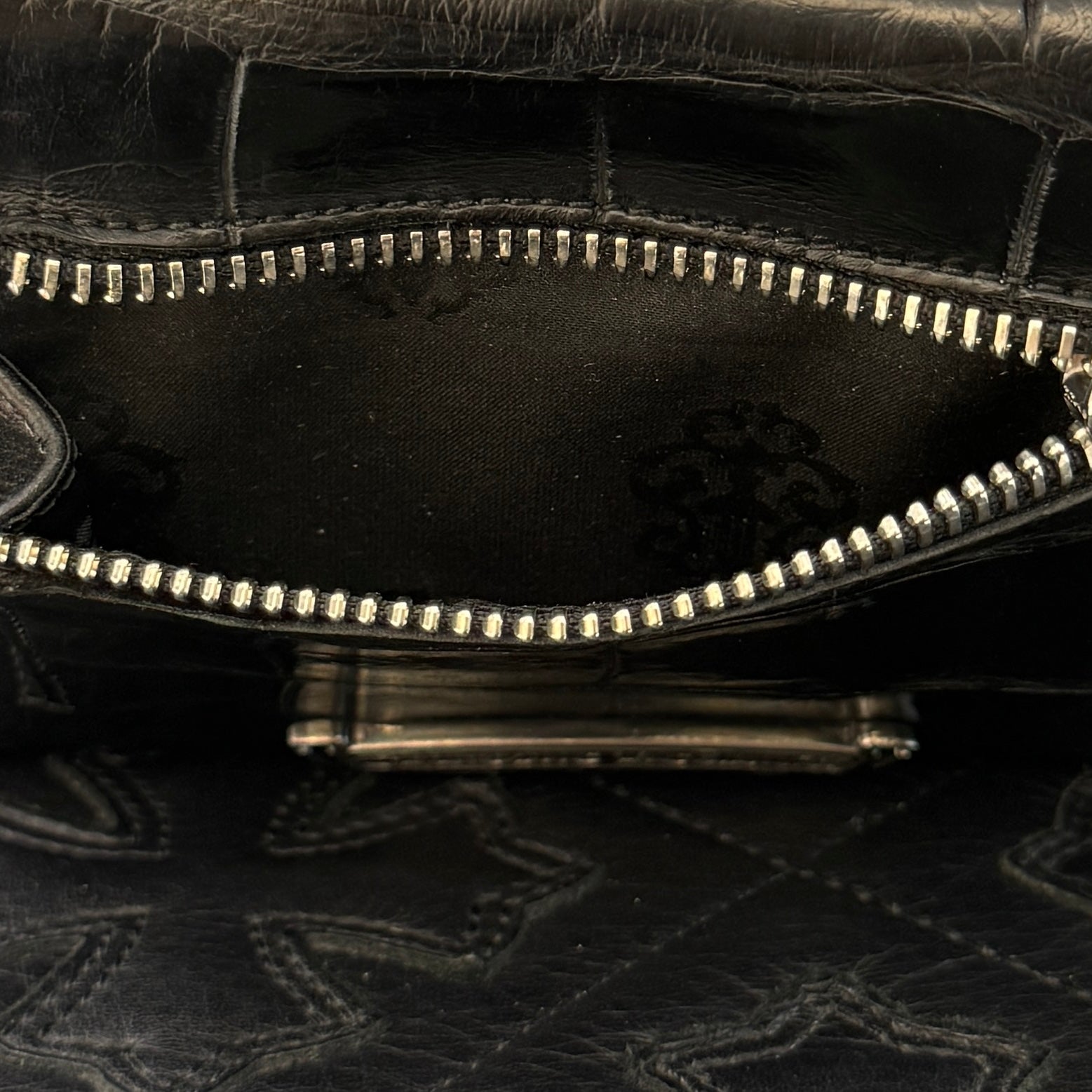 CHROME HEARTS Alligator Leather Wave Mini Cross Ball Wallet クロムハーツ アリゲーターレザー ウェーブミニ クロスボール ウォレット