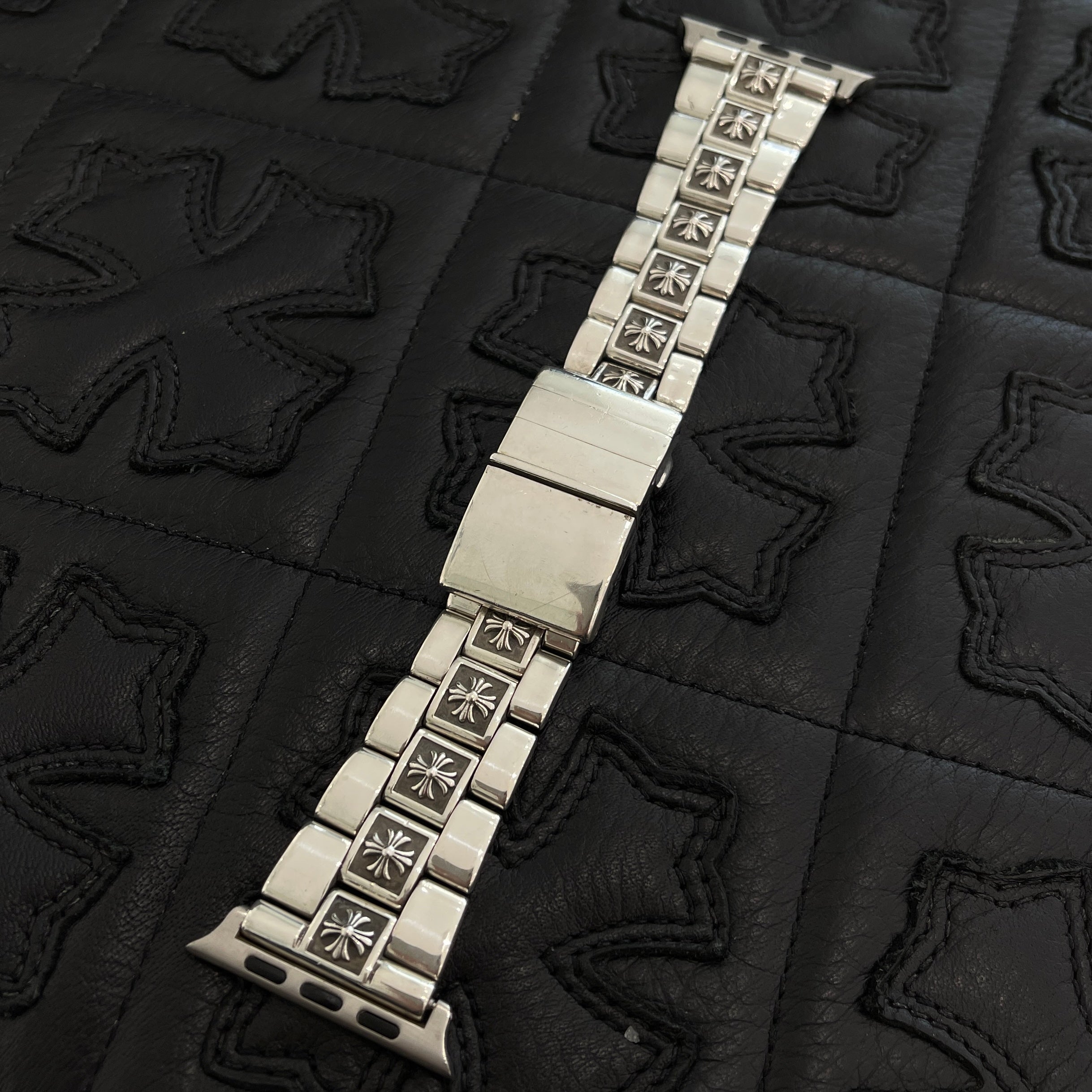 CHROME HEARTS FLAT APL 44MM CH PLS MEN Apple Watch Band クロムハーツ CHプラス 44MM アップルウォッチ バンド シルバー925