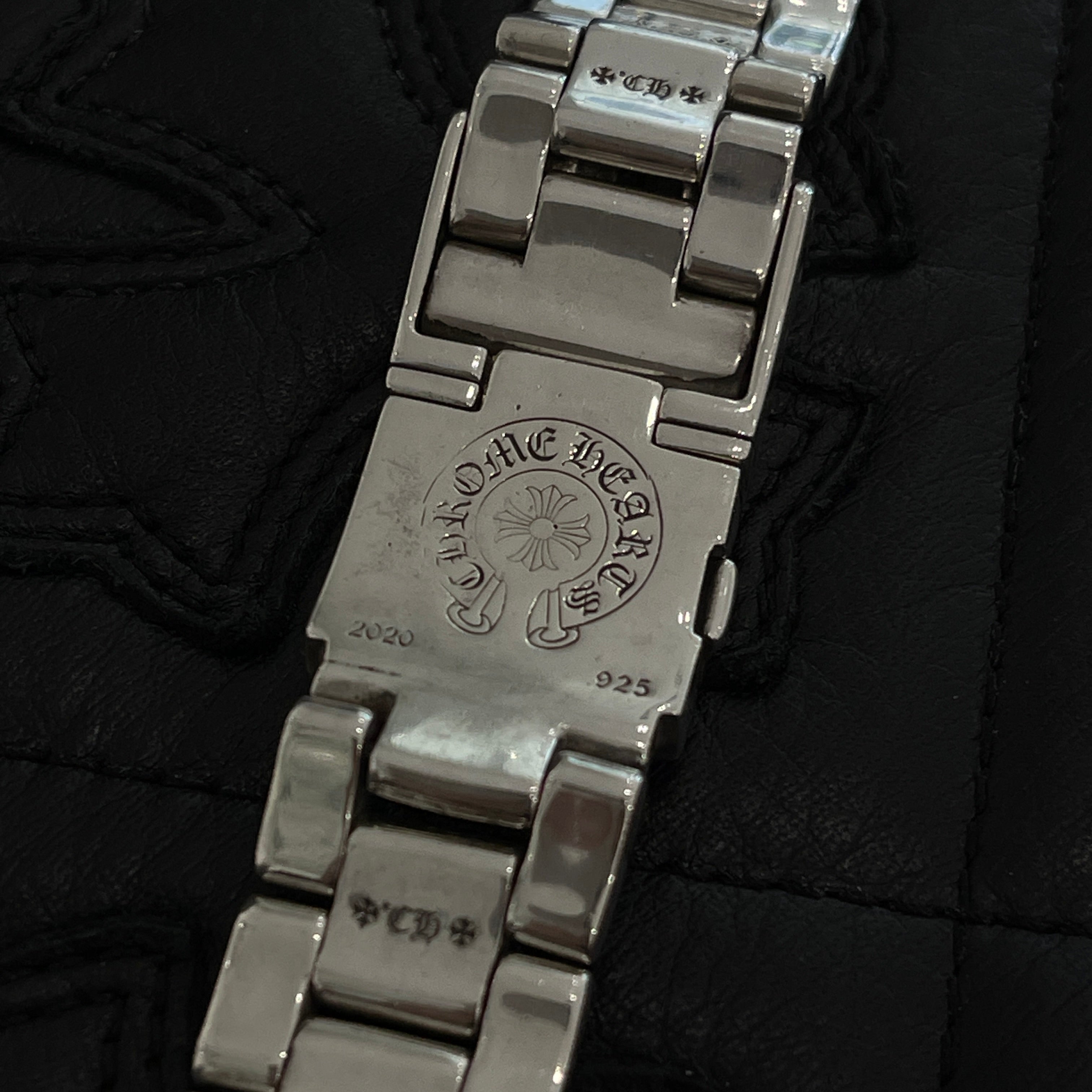 CHROME HEARTS FLAT APL 44MM CH PLS MEN Apple Watch Band クロムハーツ CHプラス 44MM アップルウォッチ バンド シルバー925