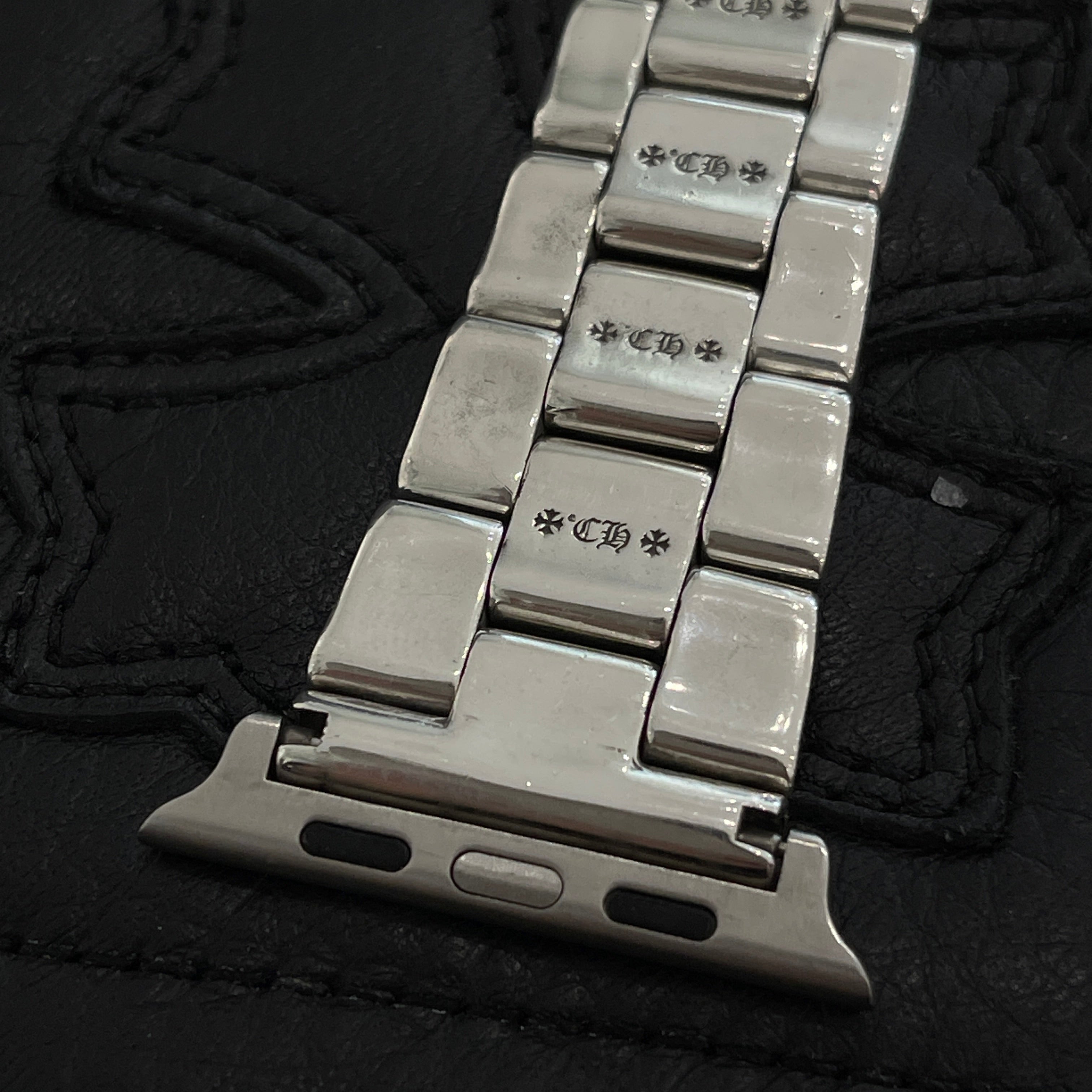 CHROME HEARTS FLAT APL 44MM CH PLS MEN Apple Watch Band クロムハーツ CHプラス 44MM アップルウォッチ バンド シルバー925