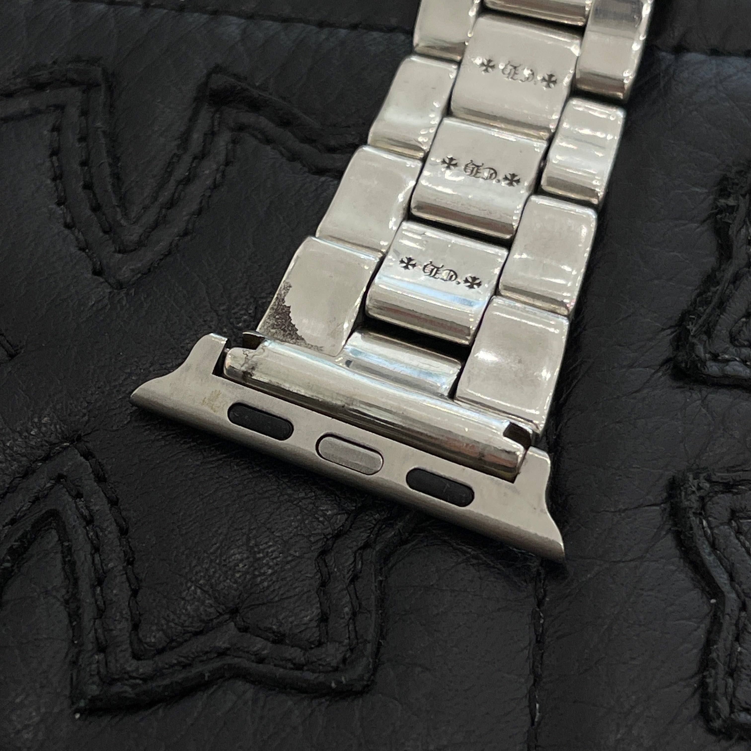 CHROME HEARTS FLAT APL 44MM CH PLS MEN Apple Watch Band クロムハーツ CHプラス 44MM アップルウォッチ バンド シルバー925