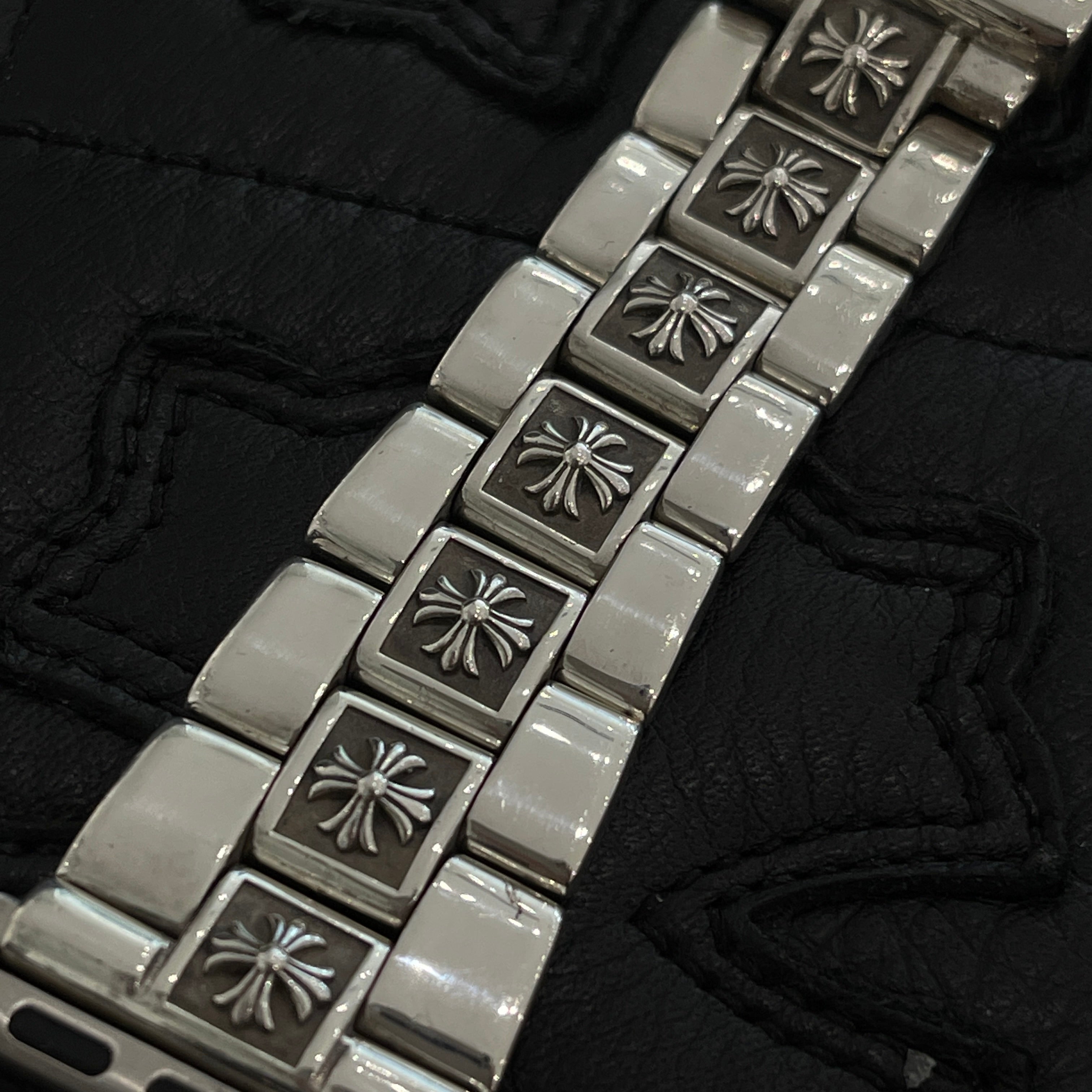 CHROME HEARTS FLAT APL 44MM CH PLS MEN Apple Watch Band クロムハーツ CHプラス 44MM アップルウォッチ バンド シルバー925