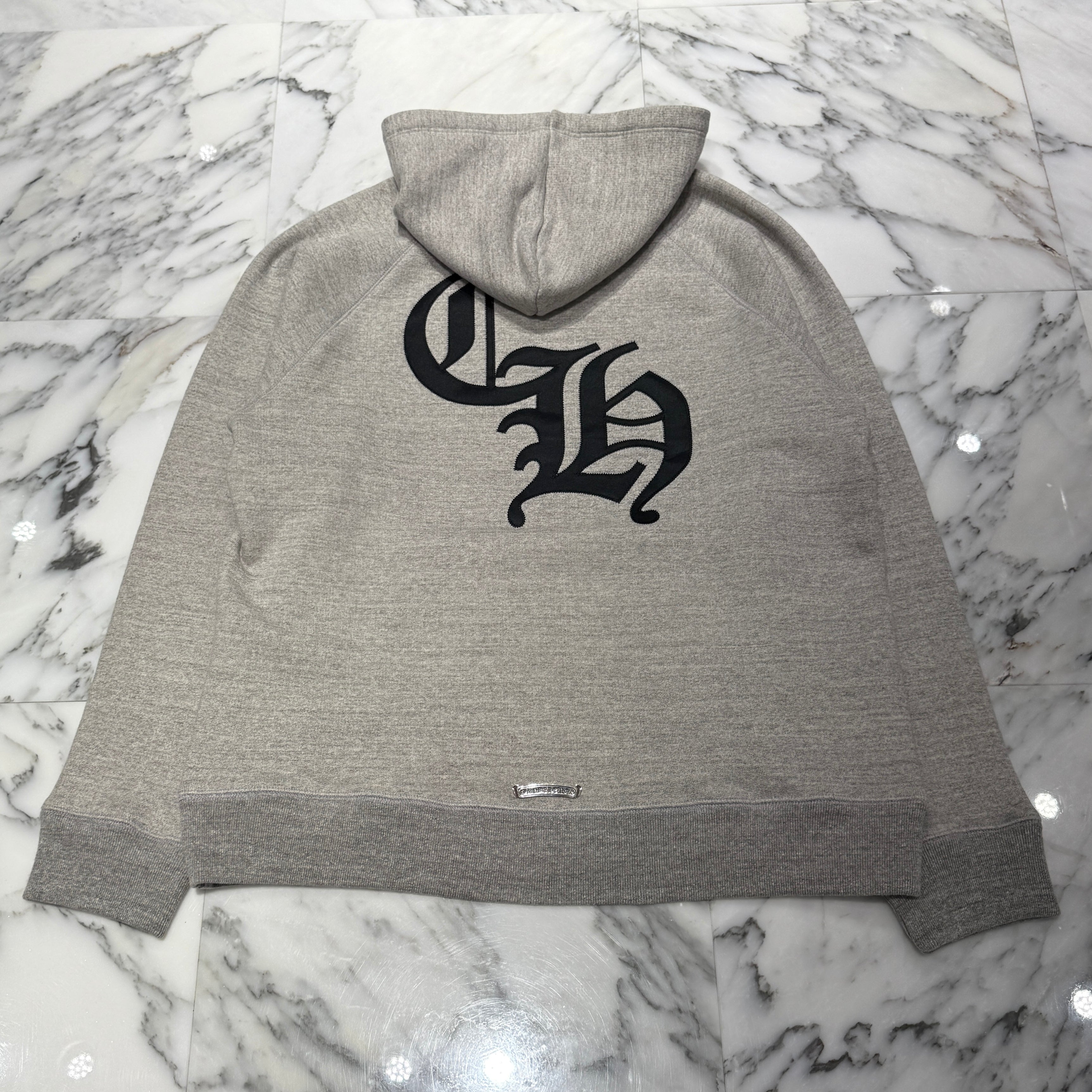 CHROME HEARTS 2025SS Y NOT Cemetery Cross Applique Embroidery Pullover Hoodie Size L クロムハーツ ワイノット セメタリークロス アップリケ刺繡 プルオーバーフーディ サイズL