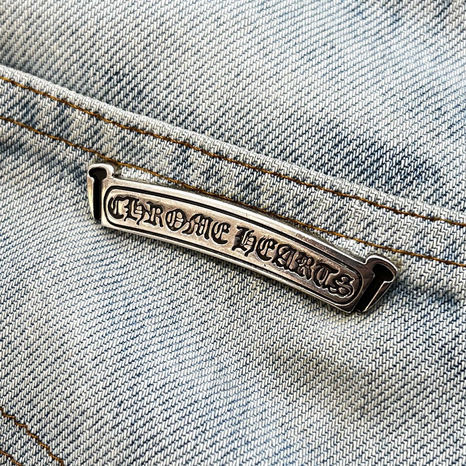 CHROME HEARTS × Levi's Body VNTG Cross Leather Patch Jeans Size 29 クロムハーツ × リーバイスボディ ヴィンテージ クロスレザーパッチ ジーンズ デニムパンツ サイズ29