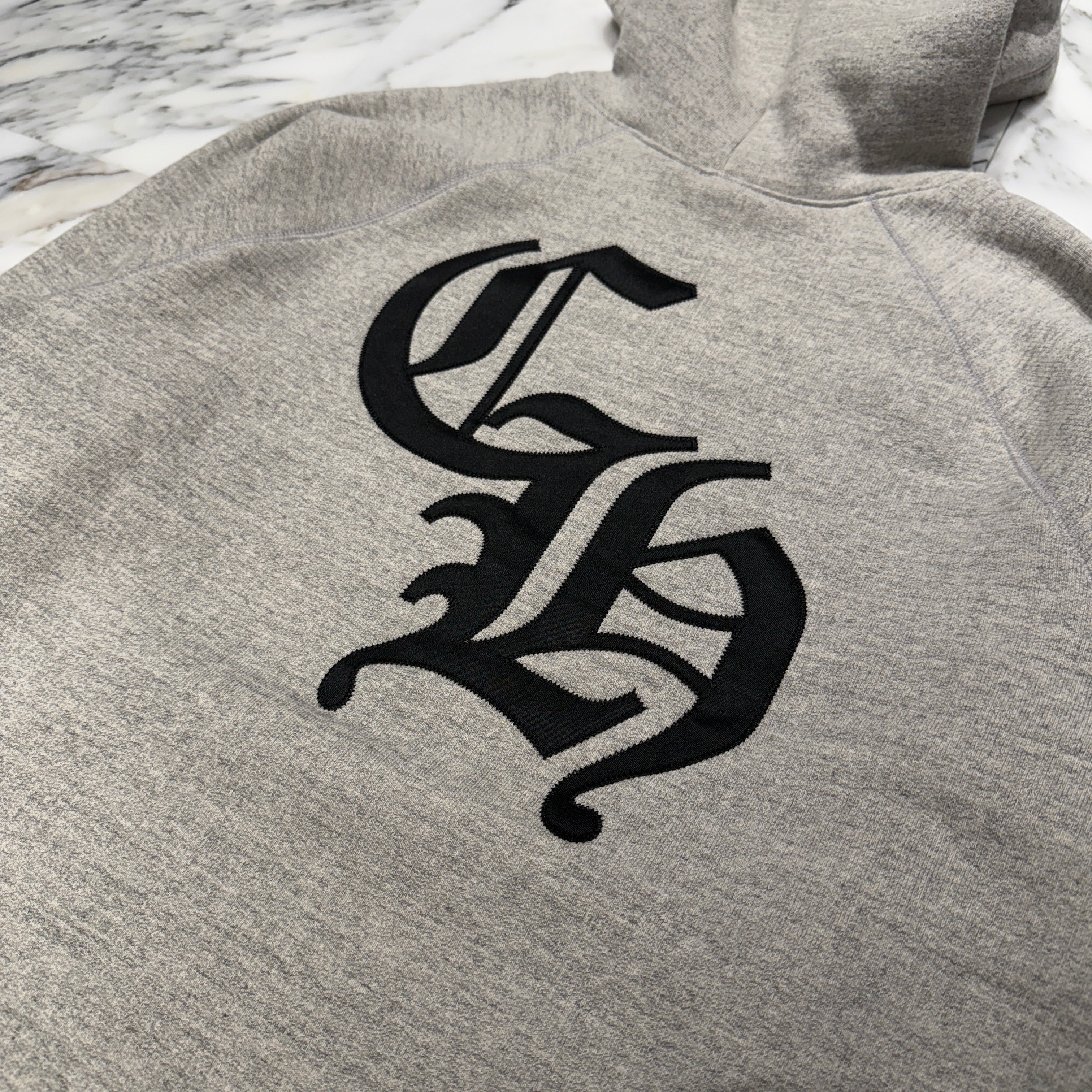 CHROME HEARTS 2025SS Y NOT Cemetery Cross Applique Embroidery Pullover Hoodie Size L クロムハーツ ワイノット セメタリークロス アップリケ刺繡 プルオーバーフーディ サイズL