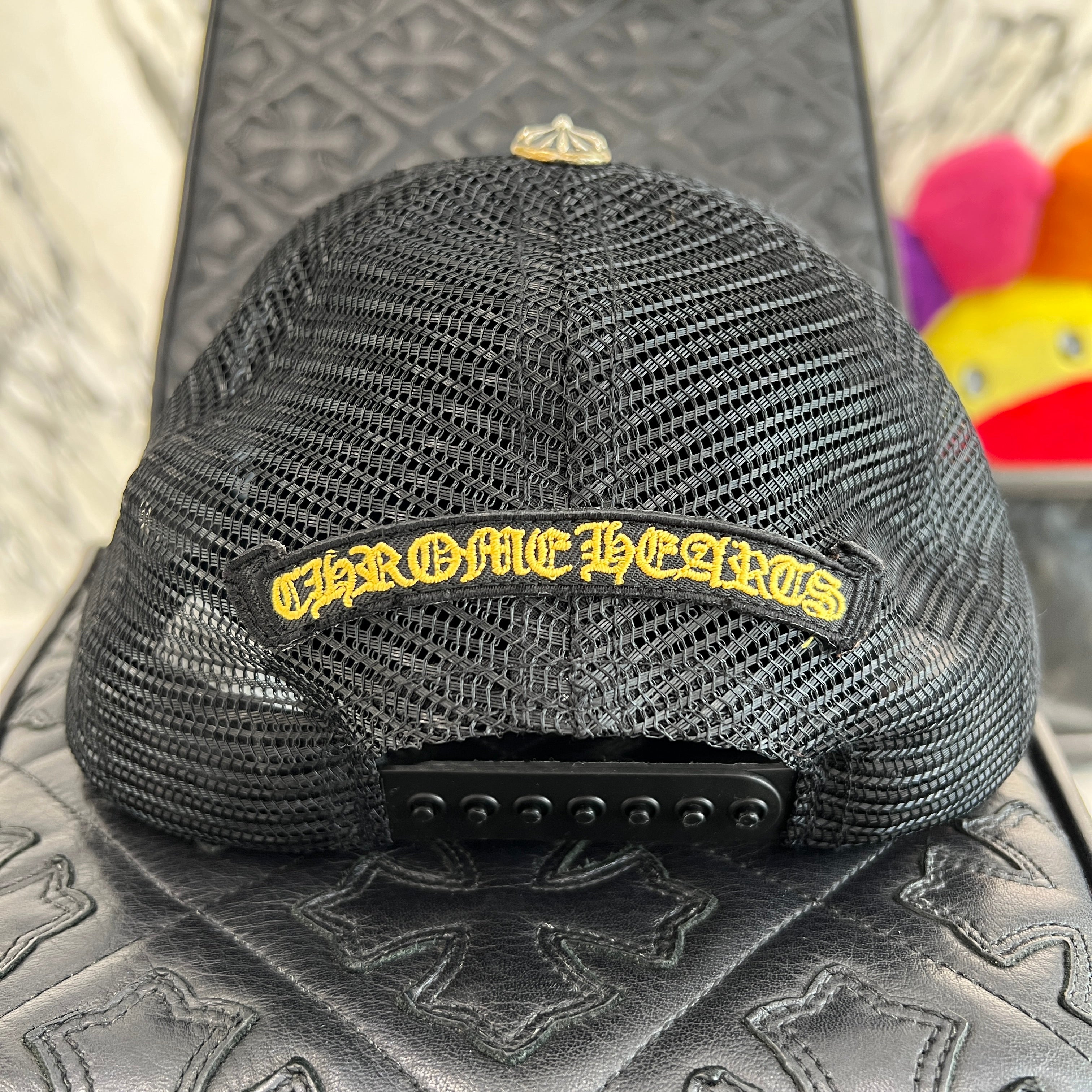 CHROME HEARTS Yellow CH Plus Trucker Cap Size ONE SIZE（53-60