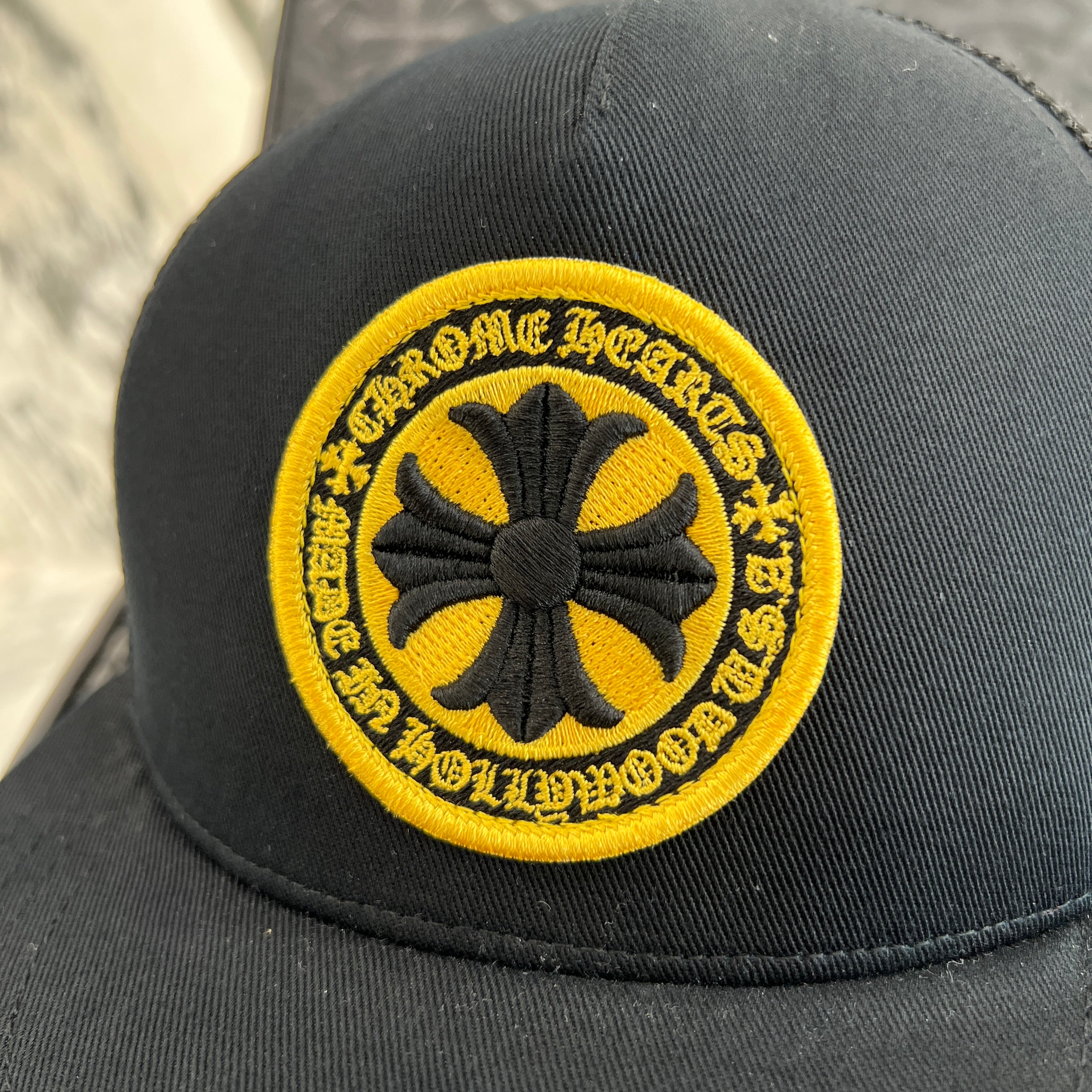 CHROME HEARTS Yellow CH Plus Trucker Cap Size ONE SIZE（53-60